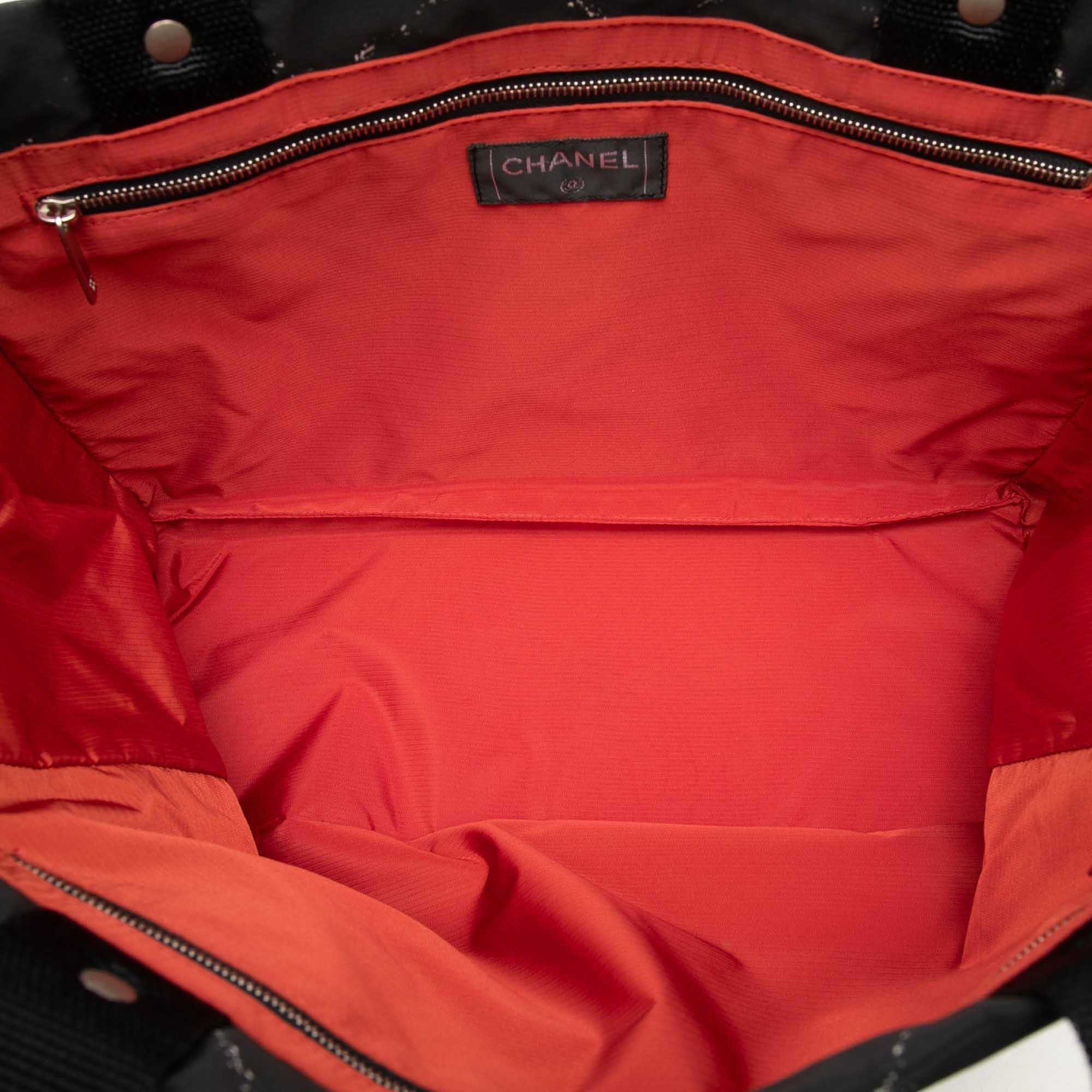 Chanel Old Travel Line Nylon Tote