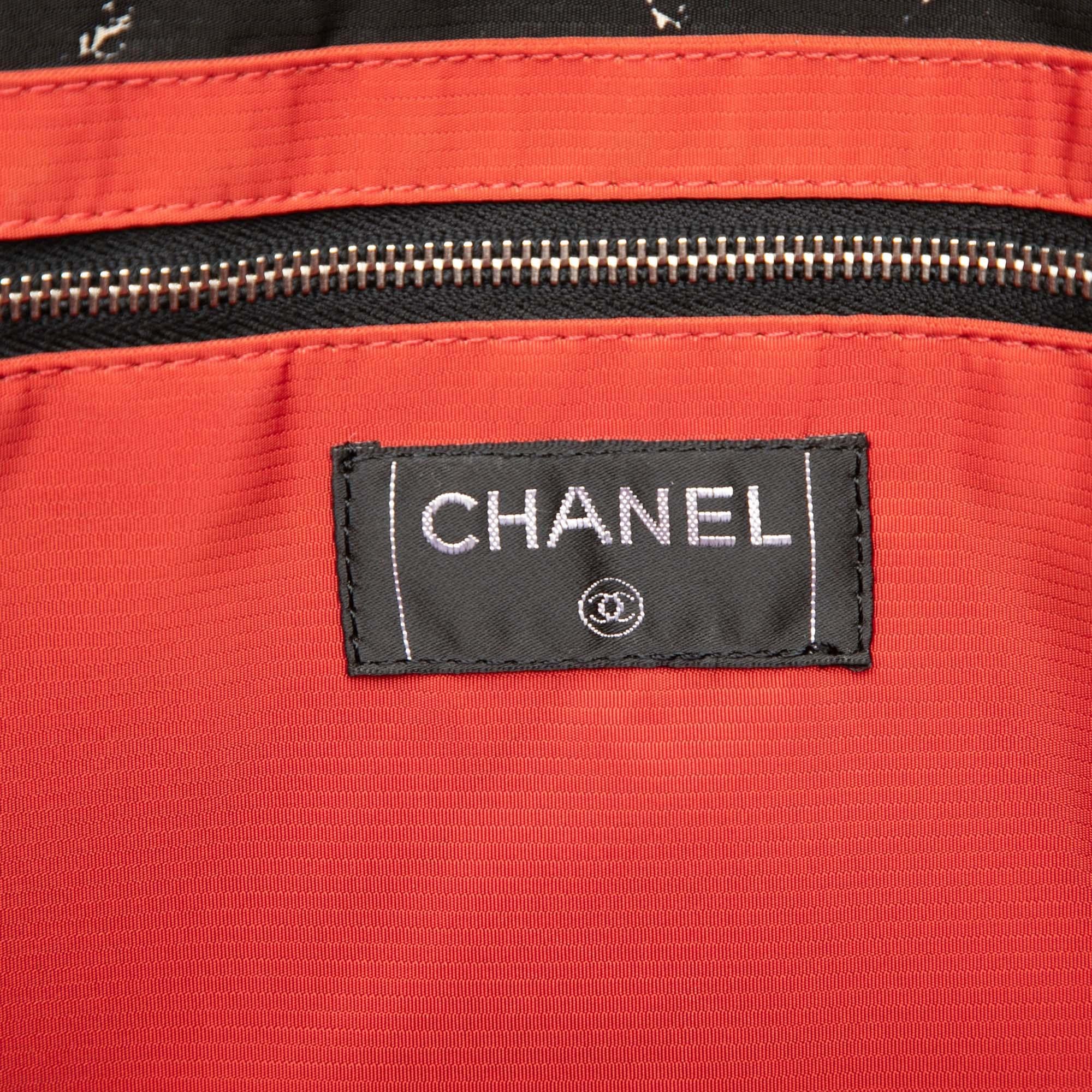 Chanel Old Travel Line Nylon Tote