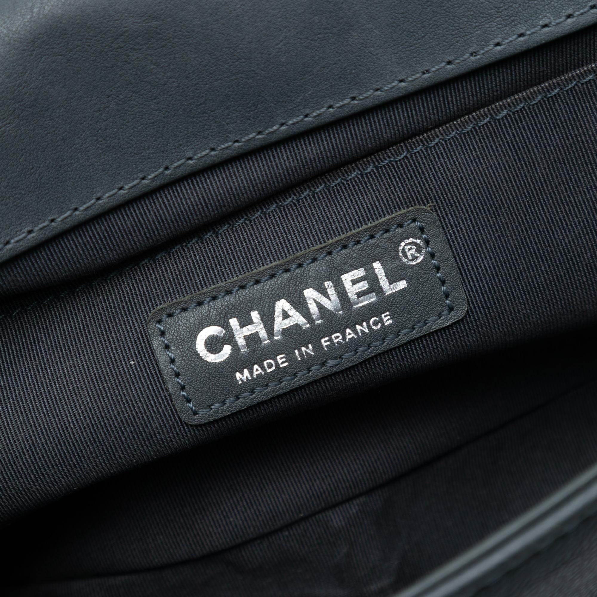 Chanel Paris Dallas Old Medium Quilted Calfskin Cowboy Boy Flap