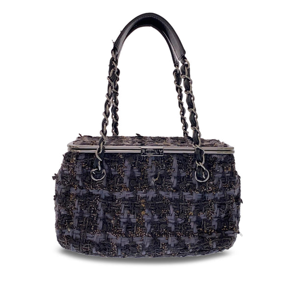 Chanel Paris-New York Tweed Box Bag (SHG-7FxkBw)