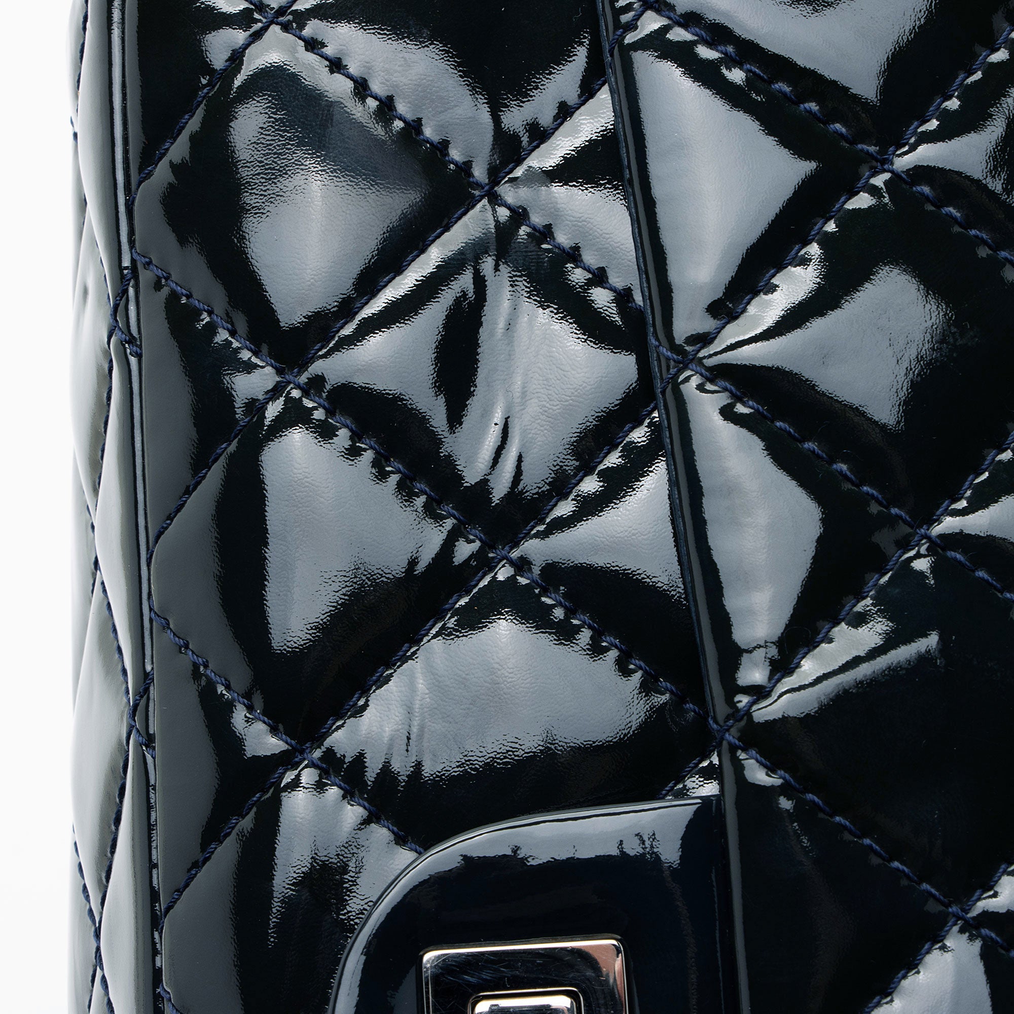 Chanel Patent Leather Calfskin Reissue 227 Double Flap Bag