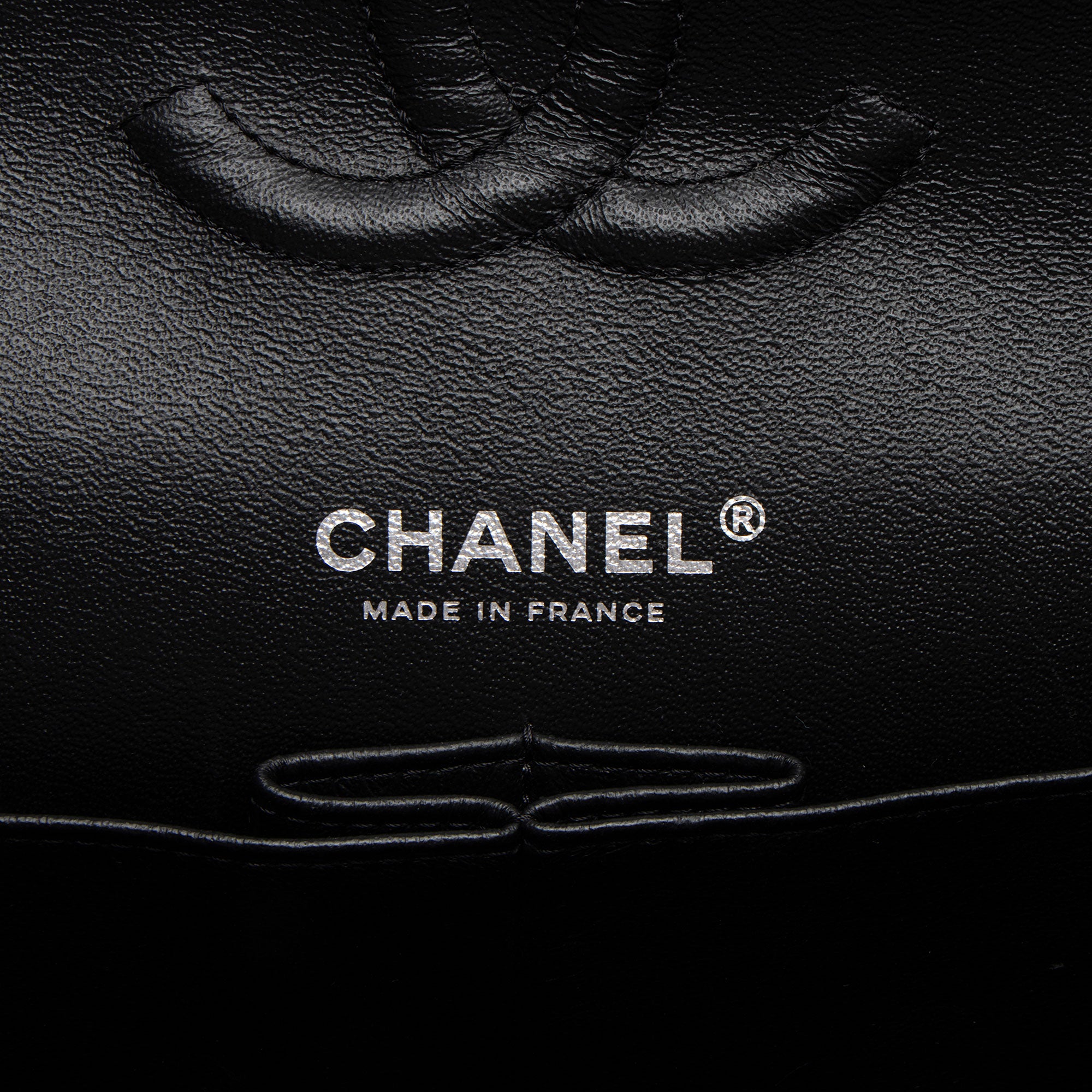 Chanel Patent Leather Classic Medium Double Flap Bag