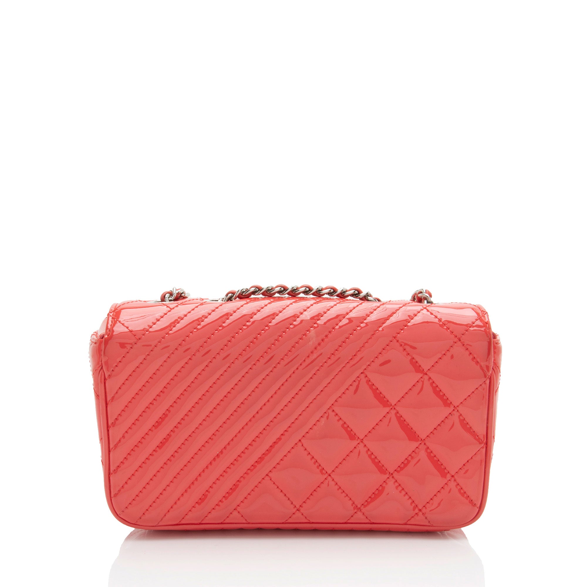 Chanel Patent Leather Coco Boy Small Flap Bag
