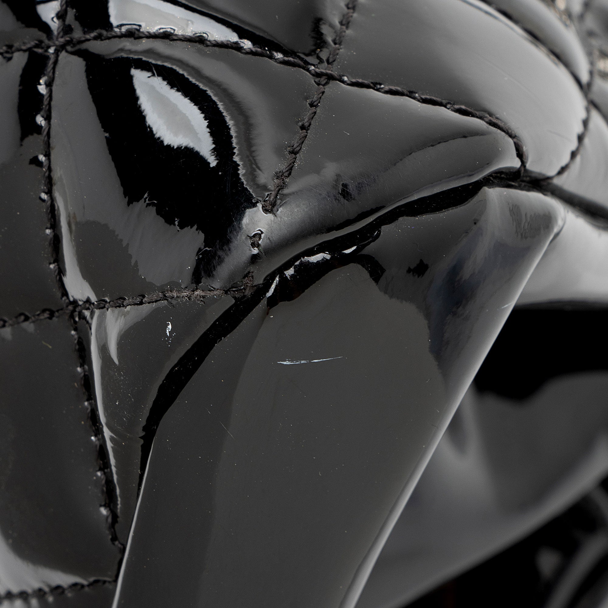 Chanel Patent Leather Just Mademoiselle Bowler Bag (SHF-xTHbdI)