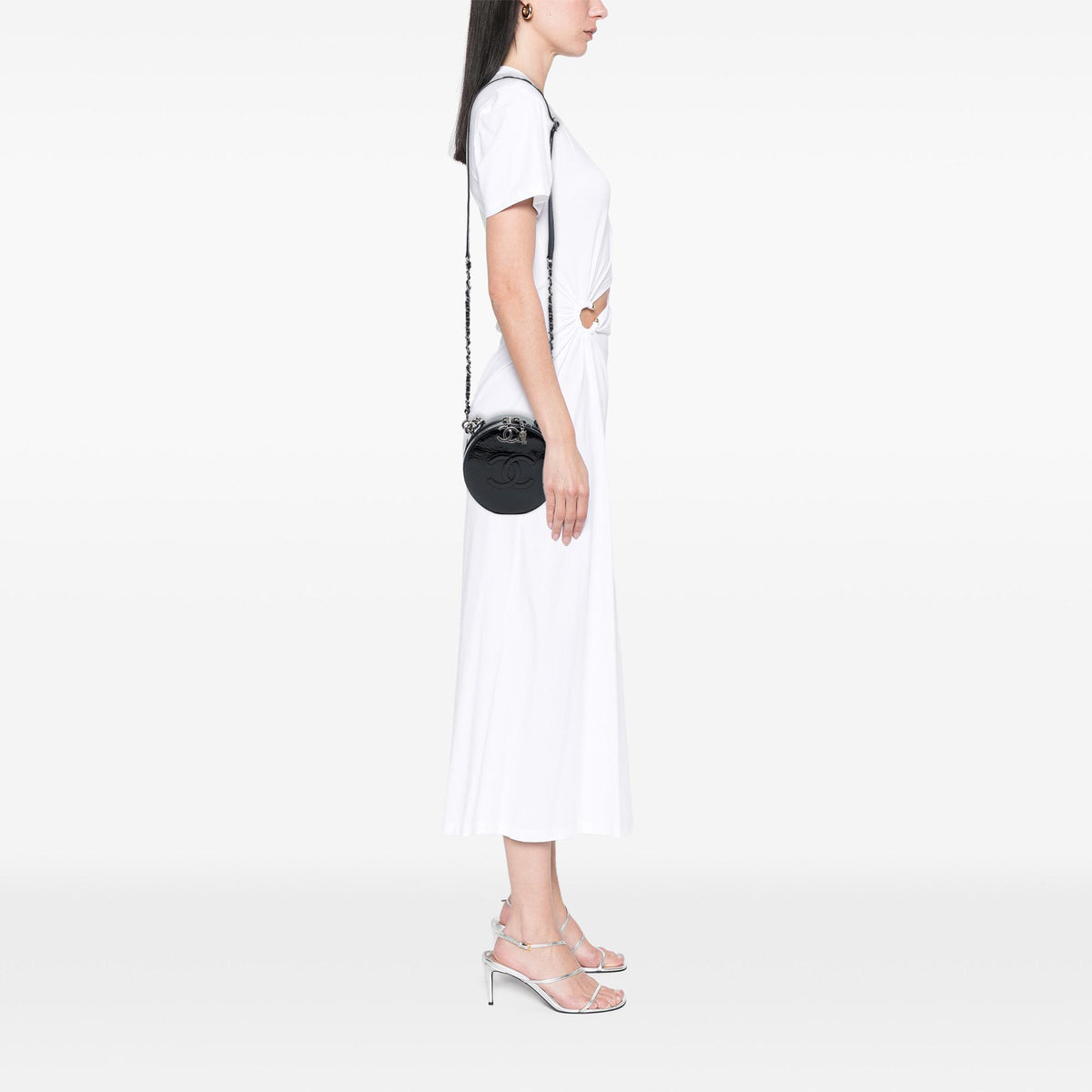 Chanel Patent Leather Round As Earth Crossbody