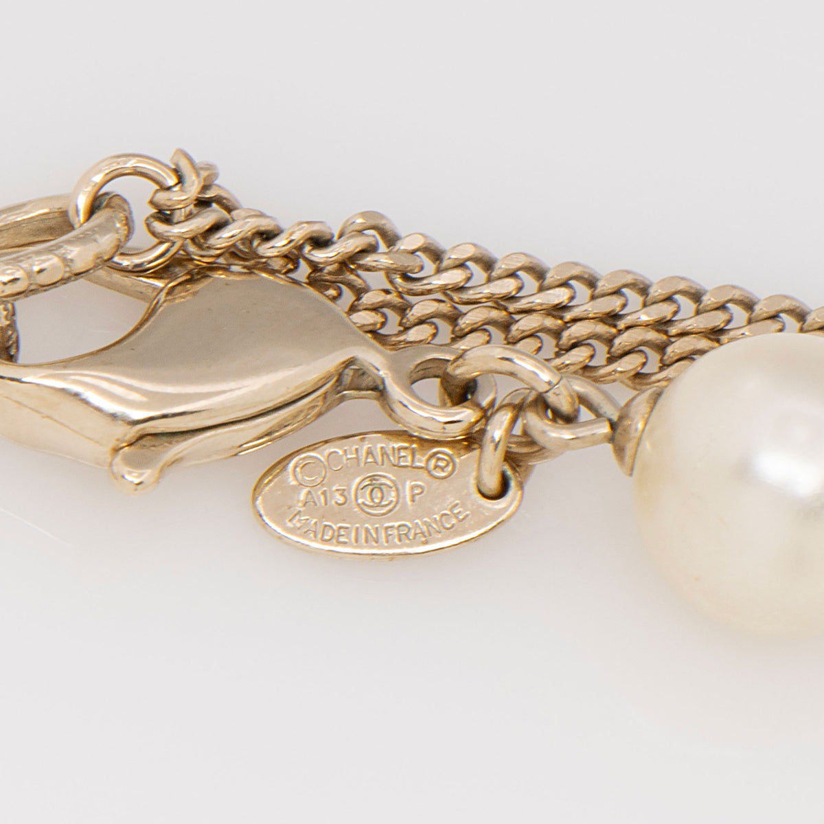 Chanel Pearl Camellia Necklace