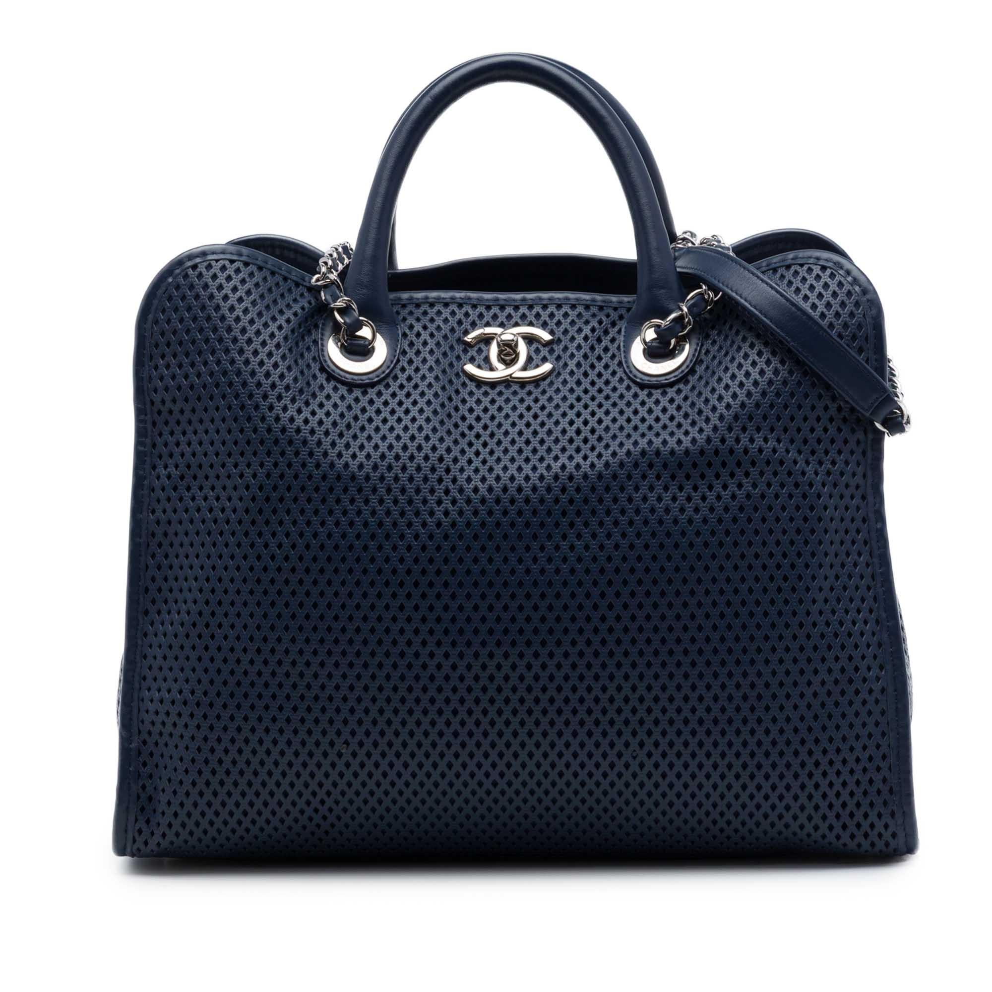 Chanel Perforated Calfskin Up In The Air Tote