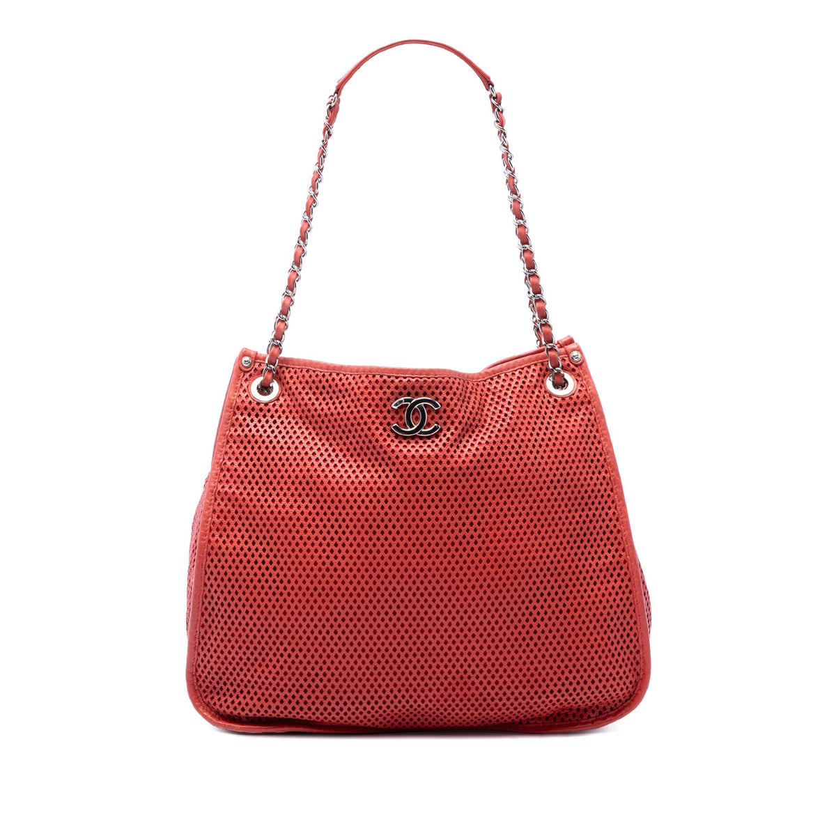 Chanel Perforated Calfskin Up In The Air Tote