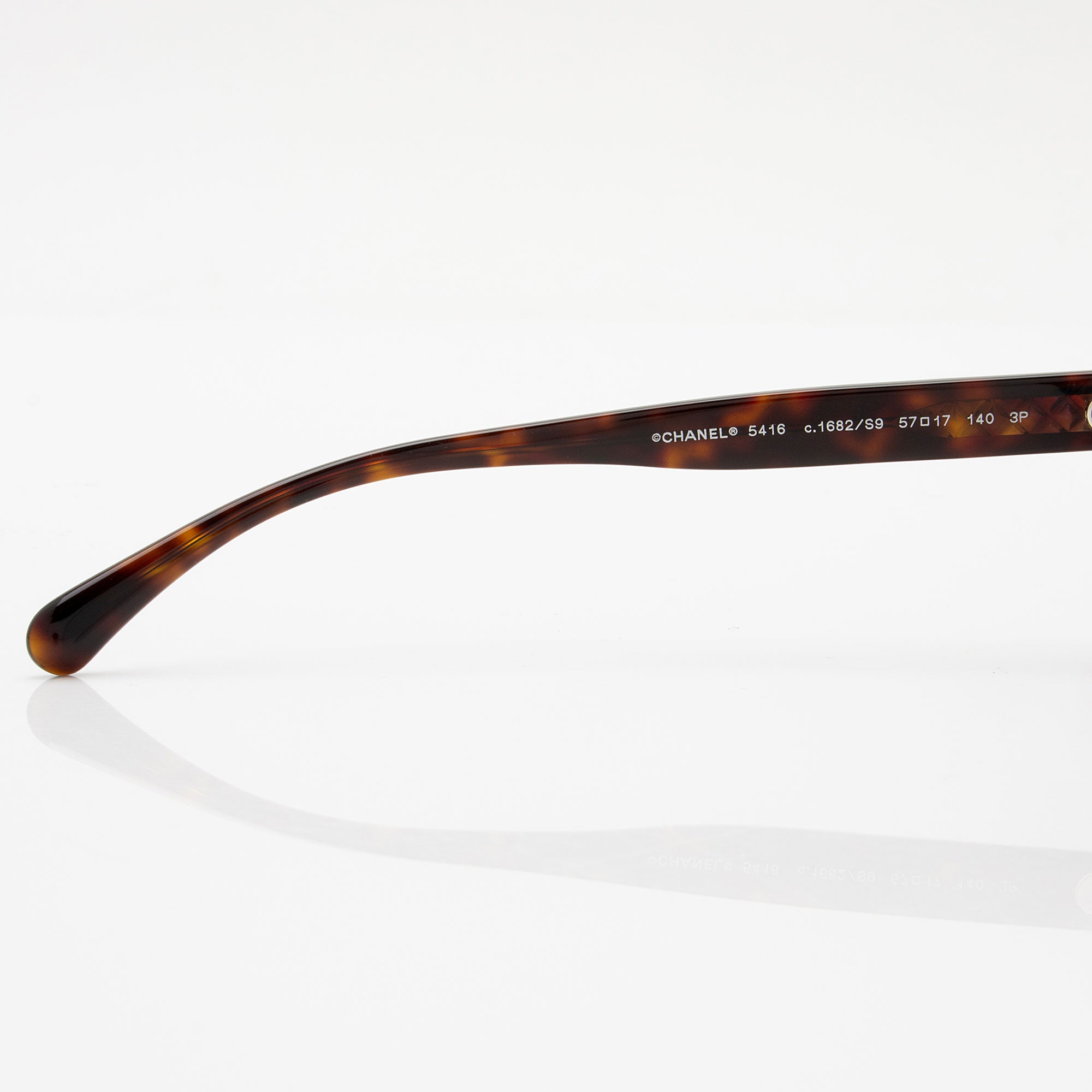 Chanel Polarized Oval Sunglasses (SHF-xXExYE)