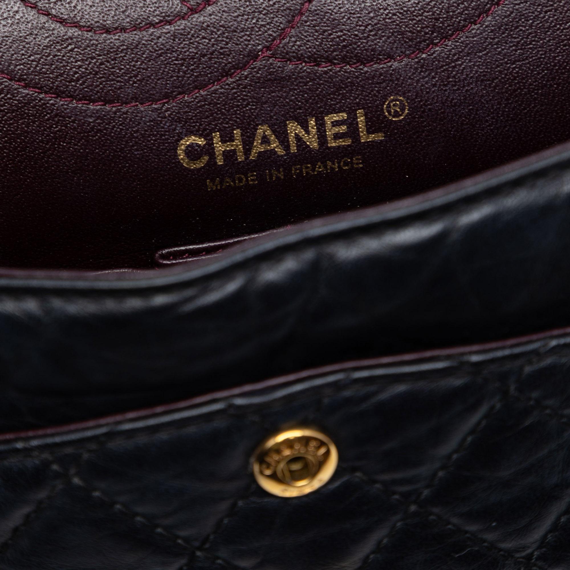 Chanel Quilted Aged Calfskin Reissue 2.55 Double Flap 225