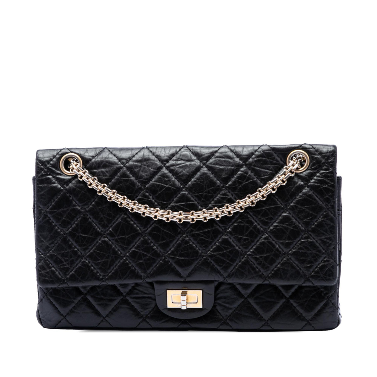 Chanel Quilted Aged Calfskin Reissue 2.55 Double Flap 226