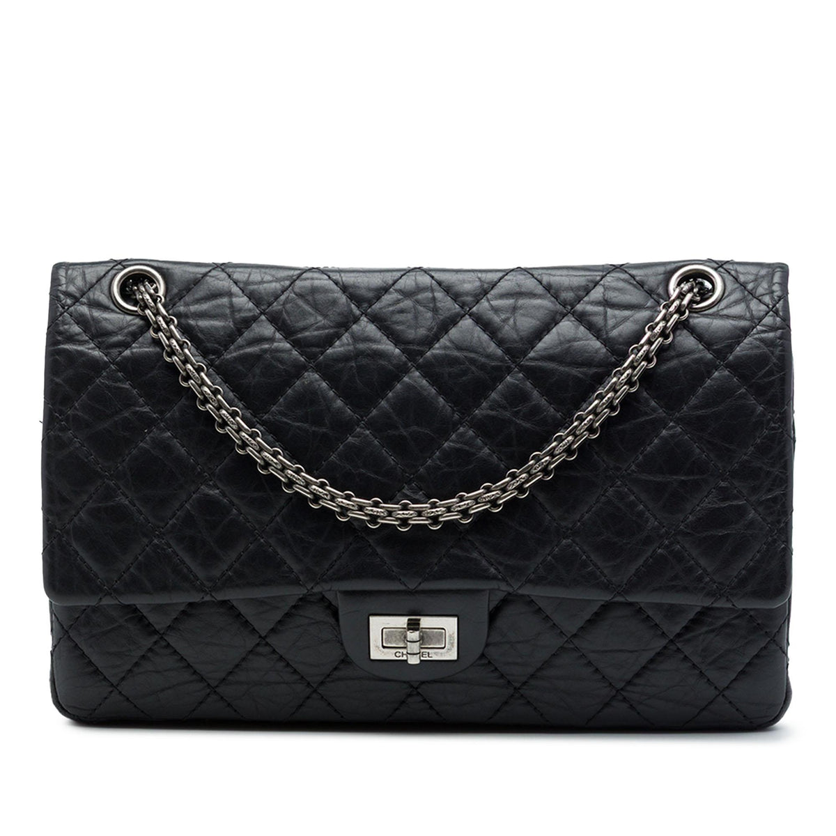 Chanel Quilted Aged Calfskin Reissue 2.55 Double Flap 226