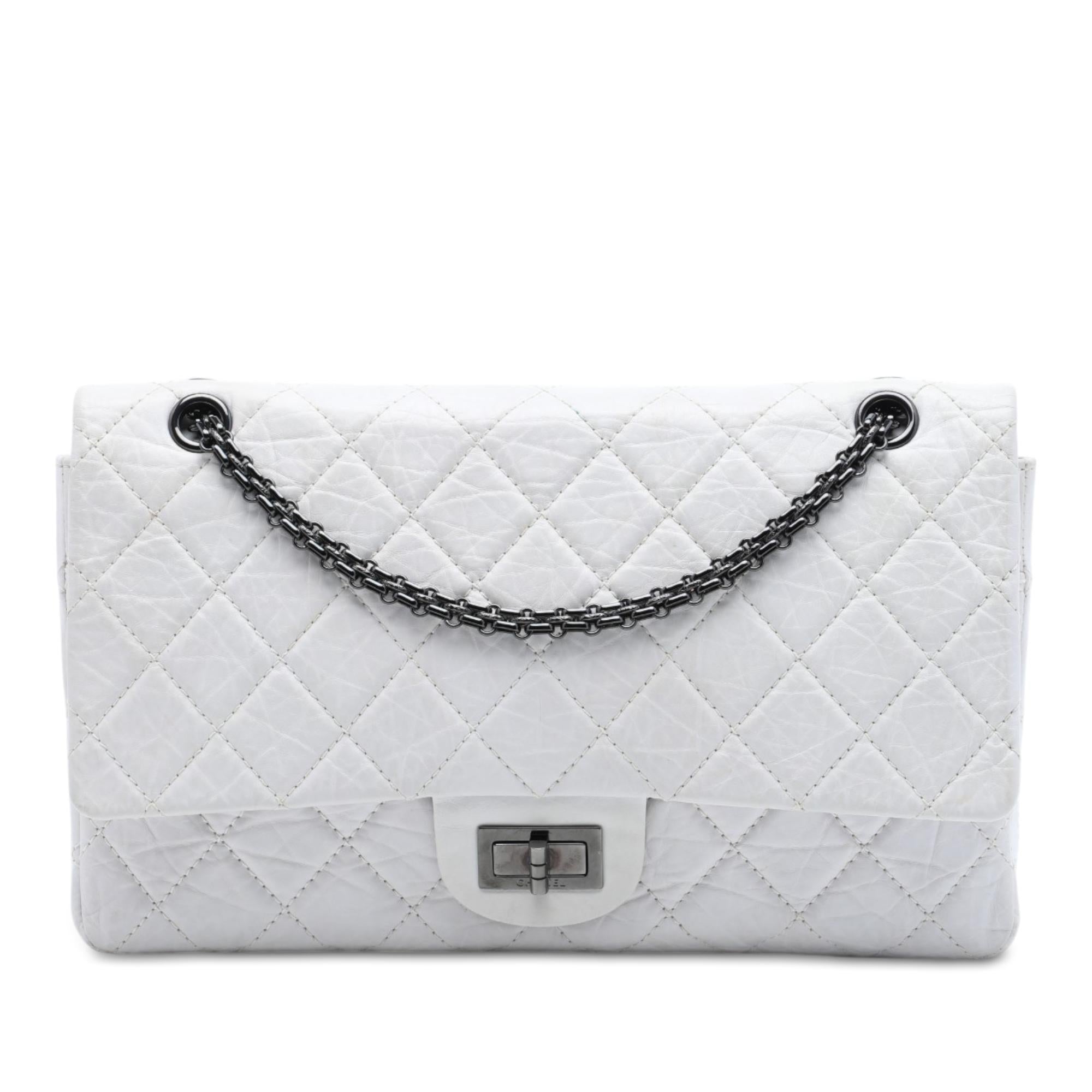 Chanel Quilted Aged Calfskin Reissue 2.55 Double Flap 227