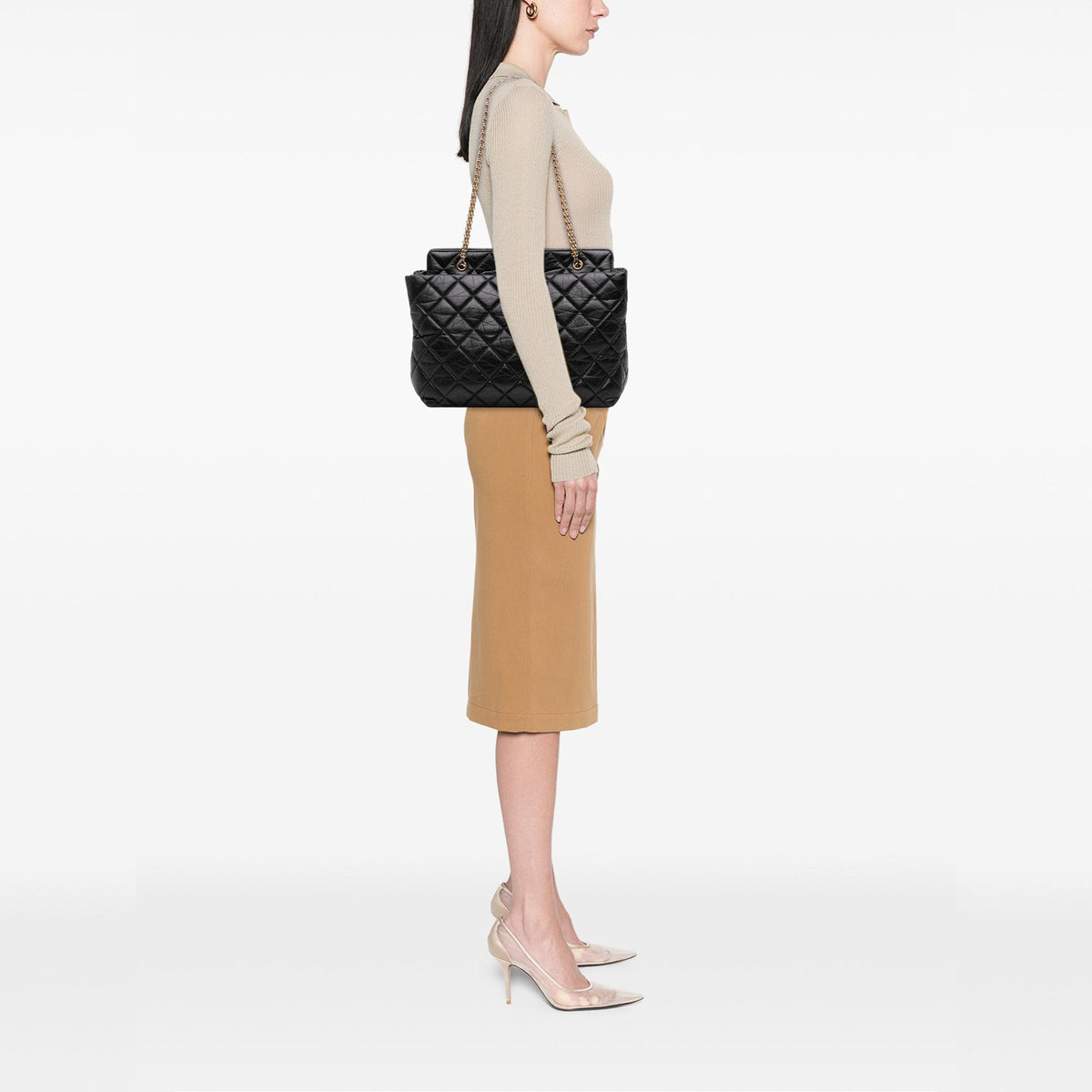 Chanel Quilted Aged Calfskin Reissue 2.55 Tote