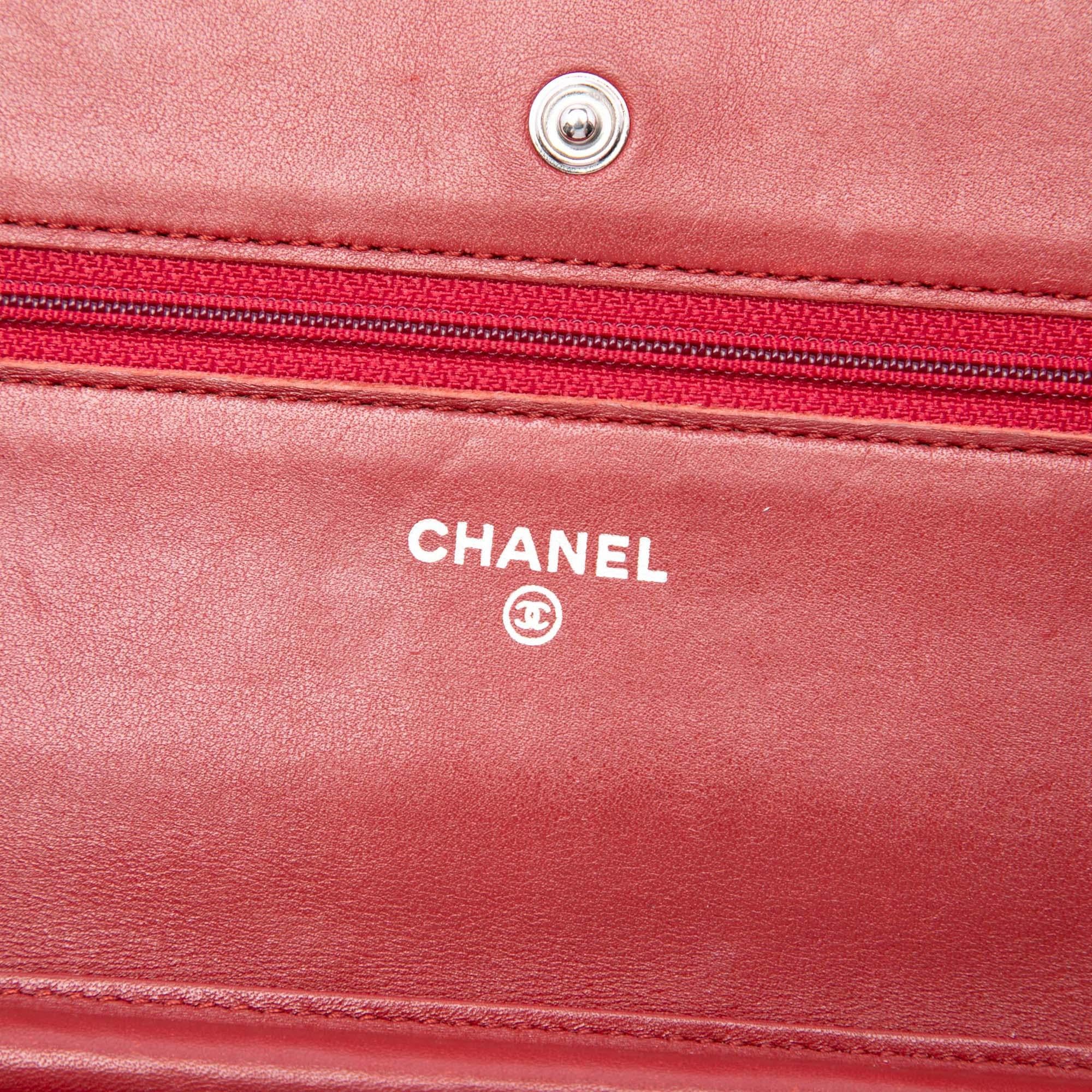 Chanel Quilted Aged Calfskin Reissue 2.55 Wallet on Chain