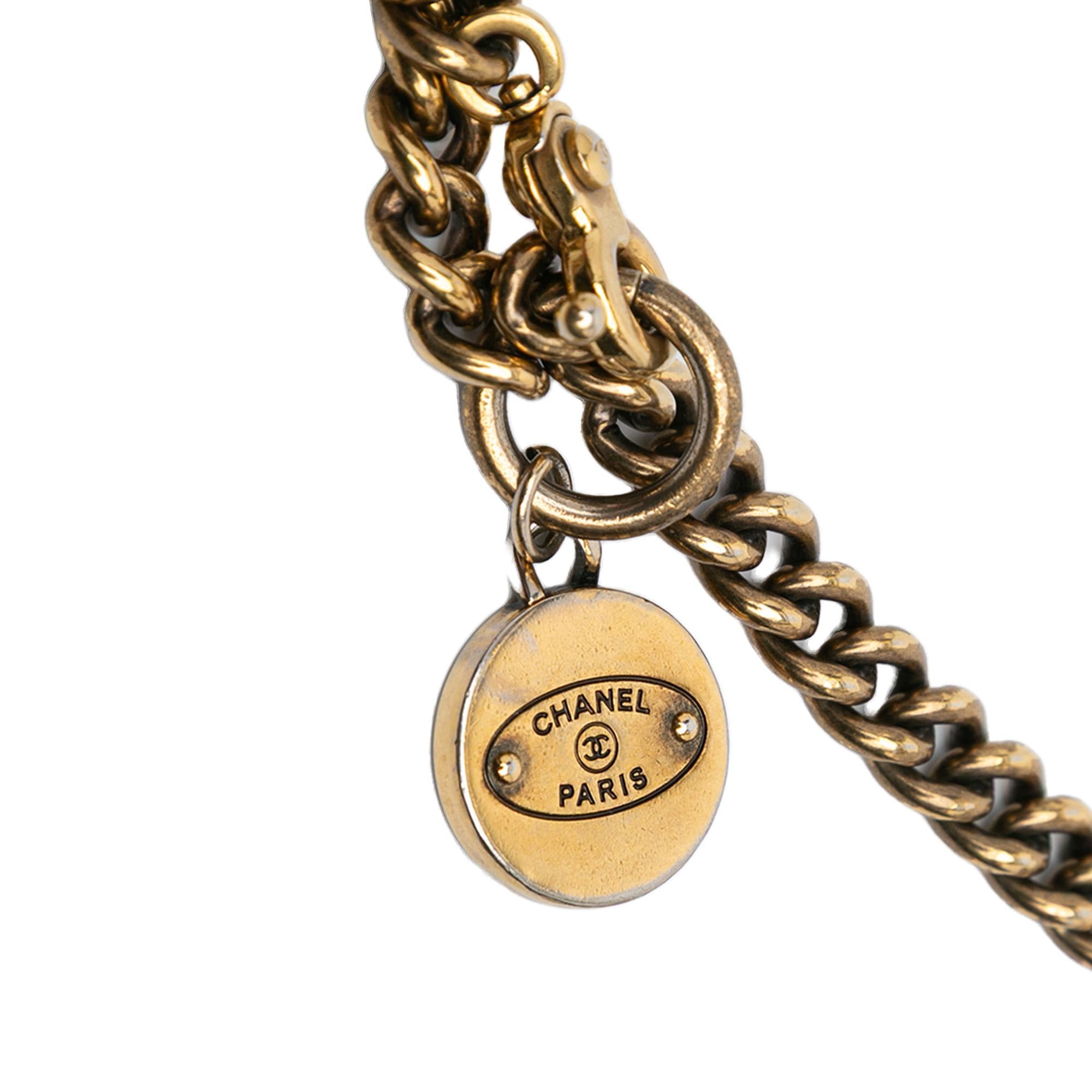 Chanel Quilted Calfskin CC Crown Flap