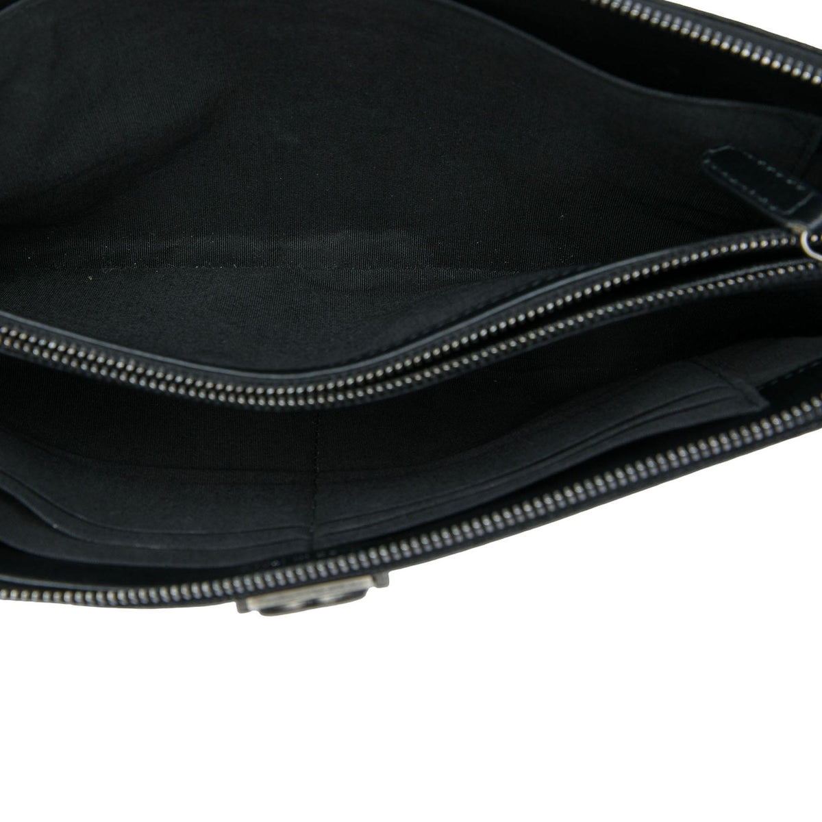 Chanel Quilted Caviar Boy O Case Zip Clutch