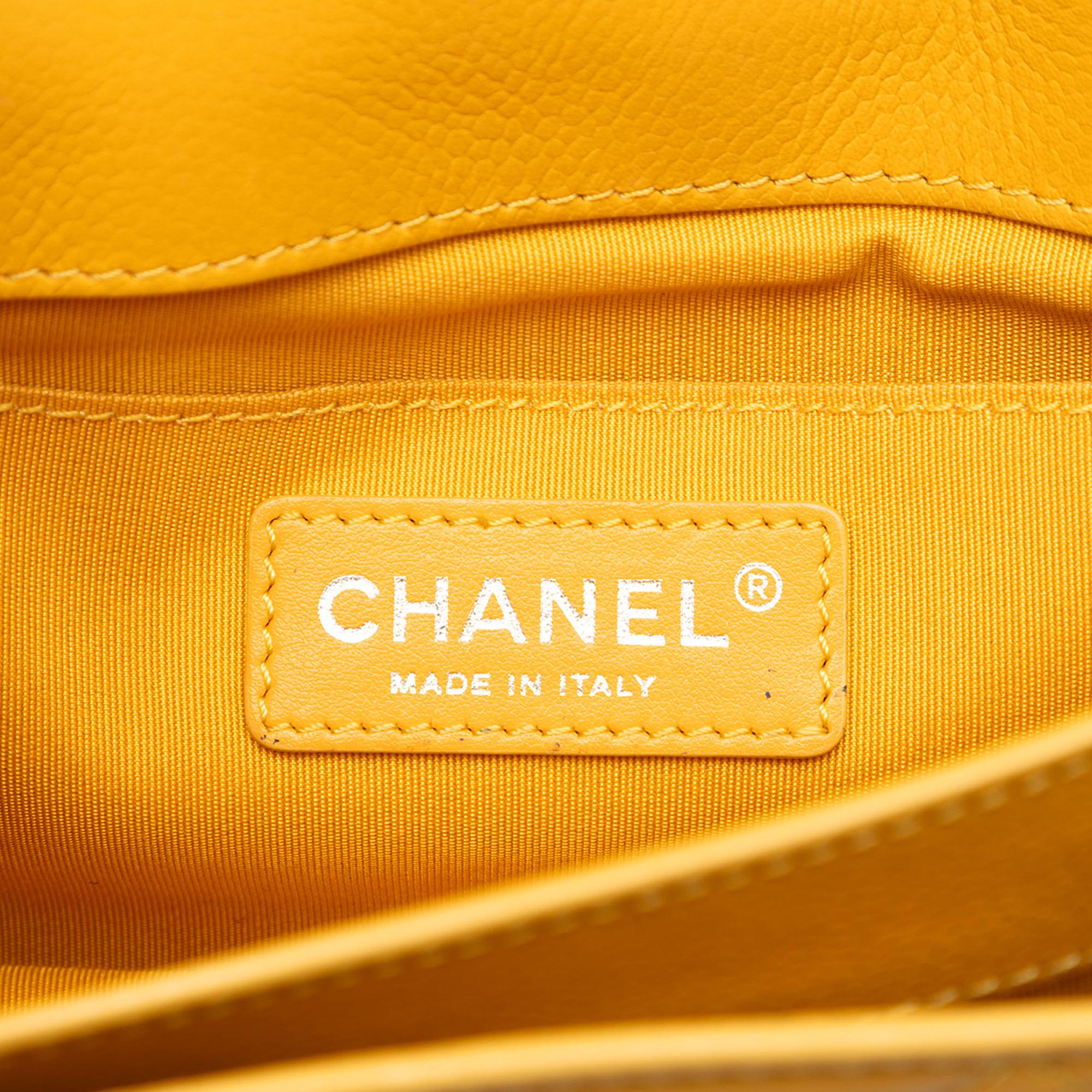 Chanel Quilted Caviar CC Box Flap