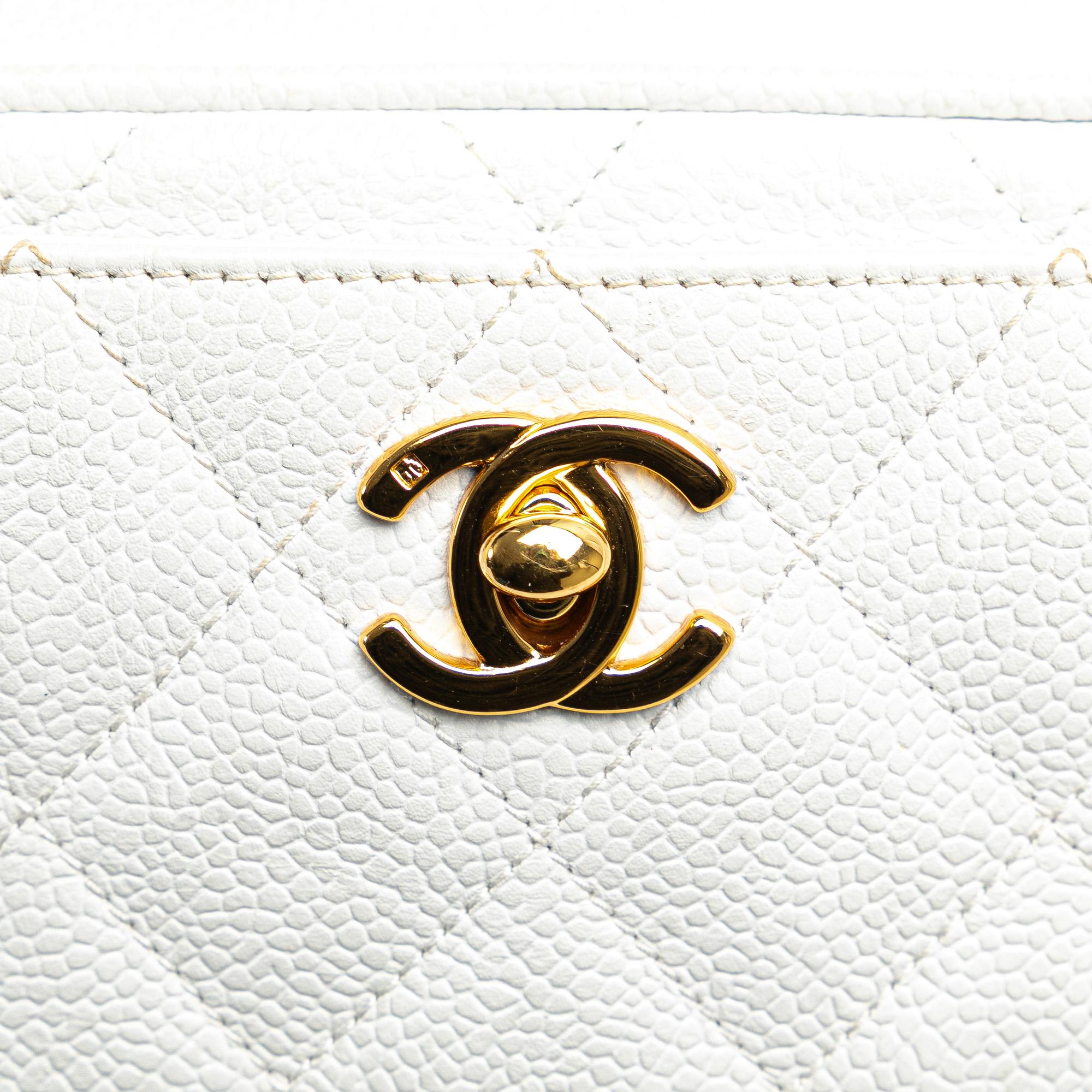 Chanel Quilted Caviar CC Camera Bag
