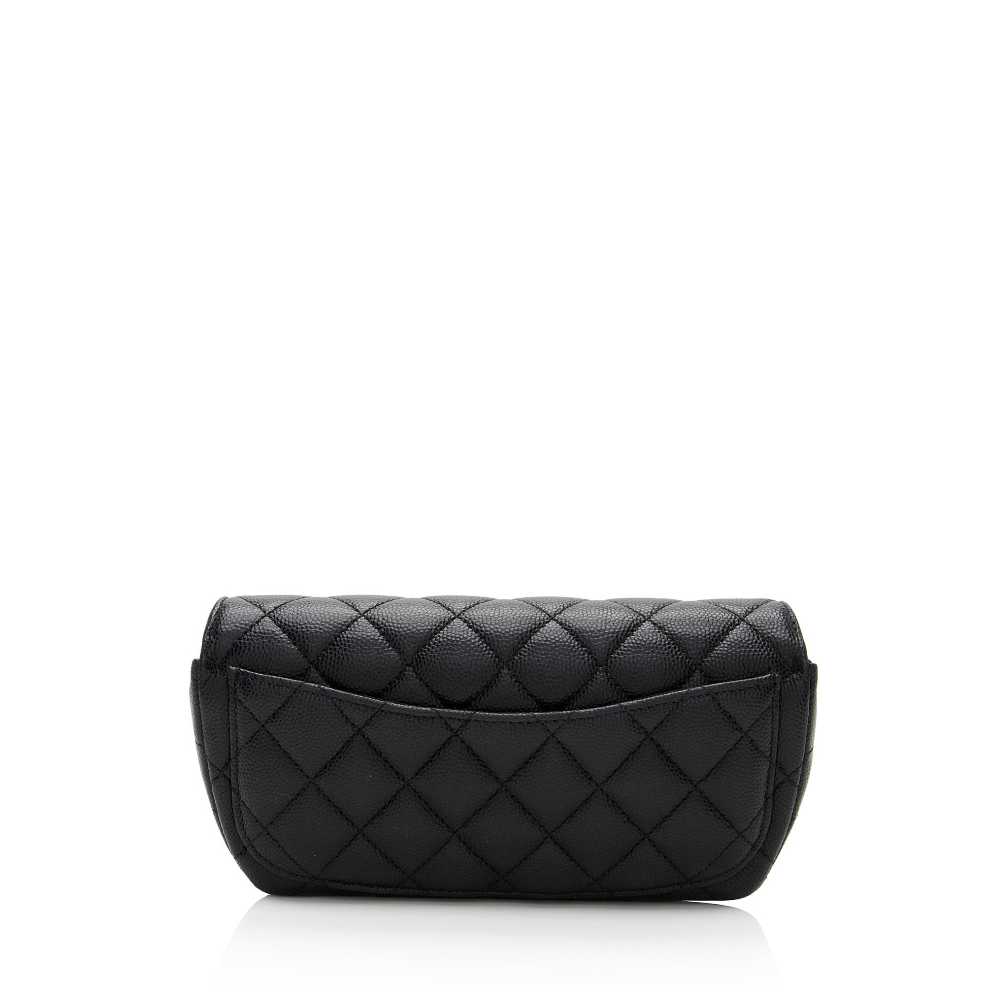 Chanel Quilted Caviar Leather Mini Chain Bag