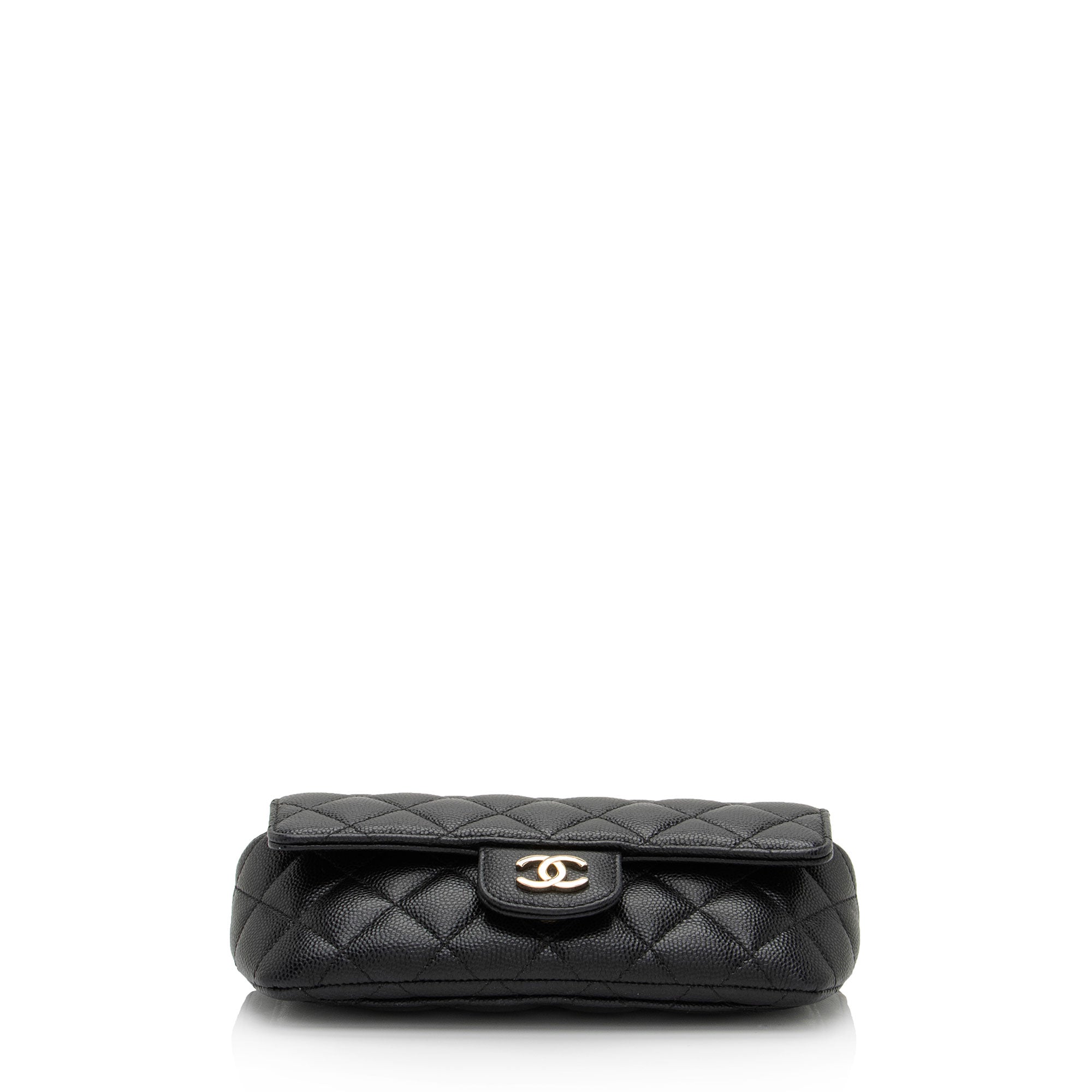 Chanel Quilted Caviar Leather Mini Chain Bag
