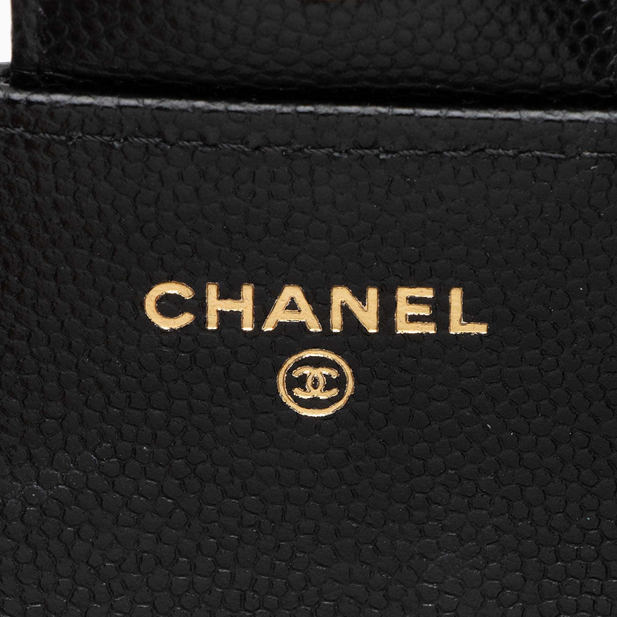 Chanel Quilted Caviar Leather Mini Chain Bag