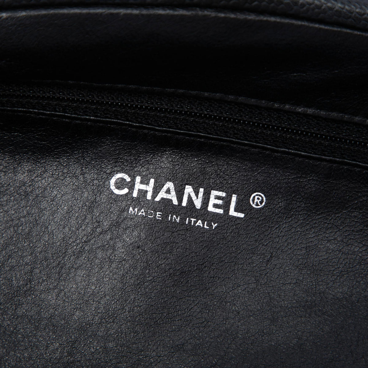 Chanel Quilted Caviar Timeless Kisslock Clutch