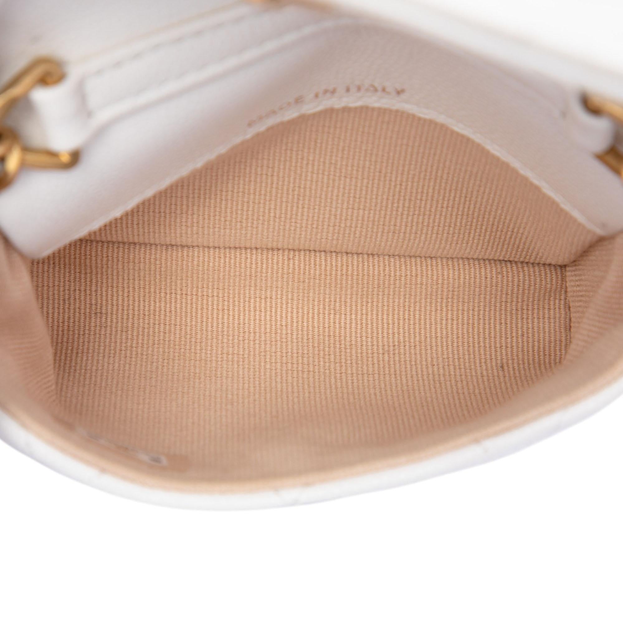 Chanel Quilted Caviar Twist Your Buttons Flap Chain Belt Bag
