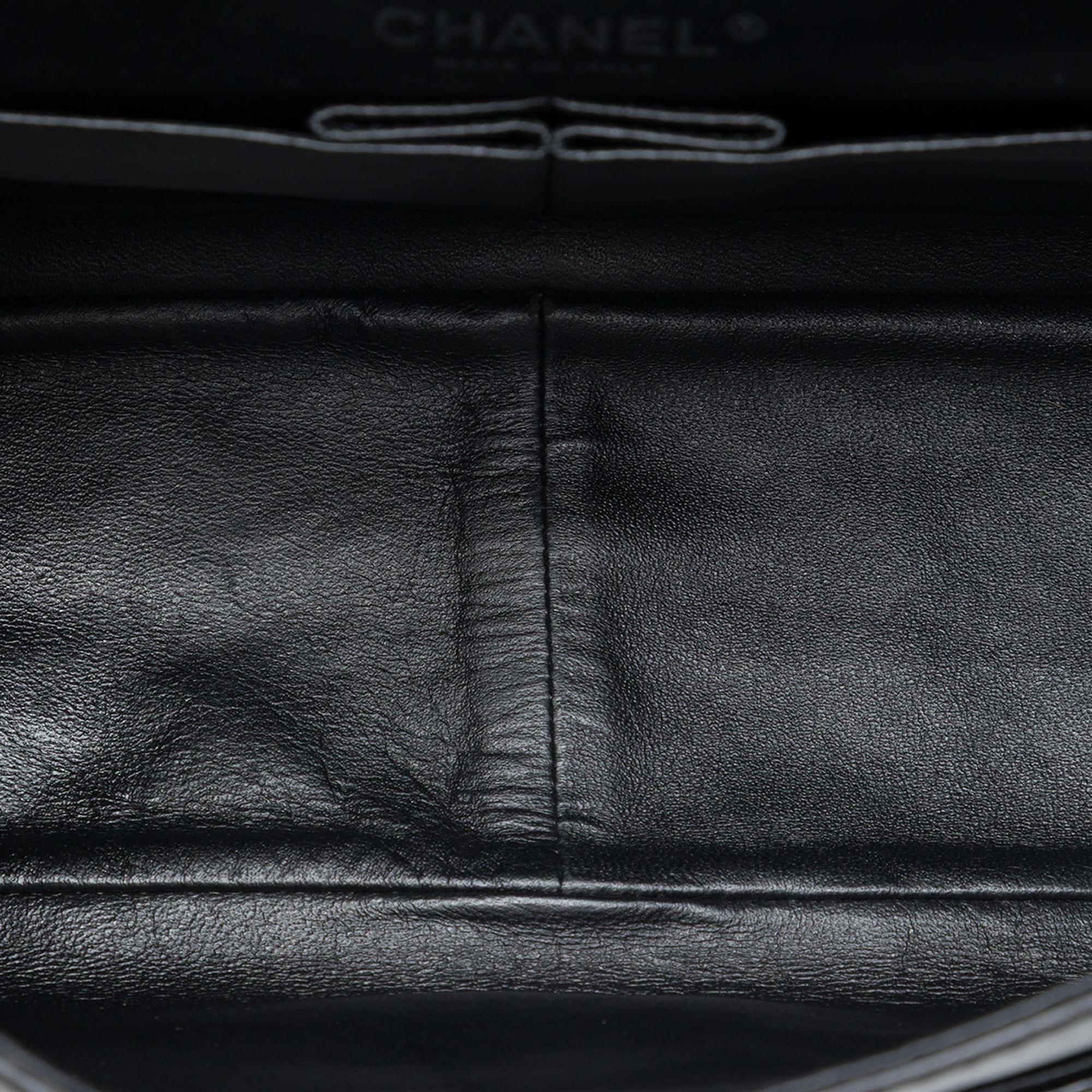 Chanel Quilted Crinkled Patent Reissue 2.55 Double Flap 227