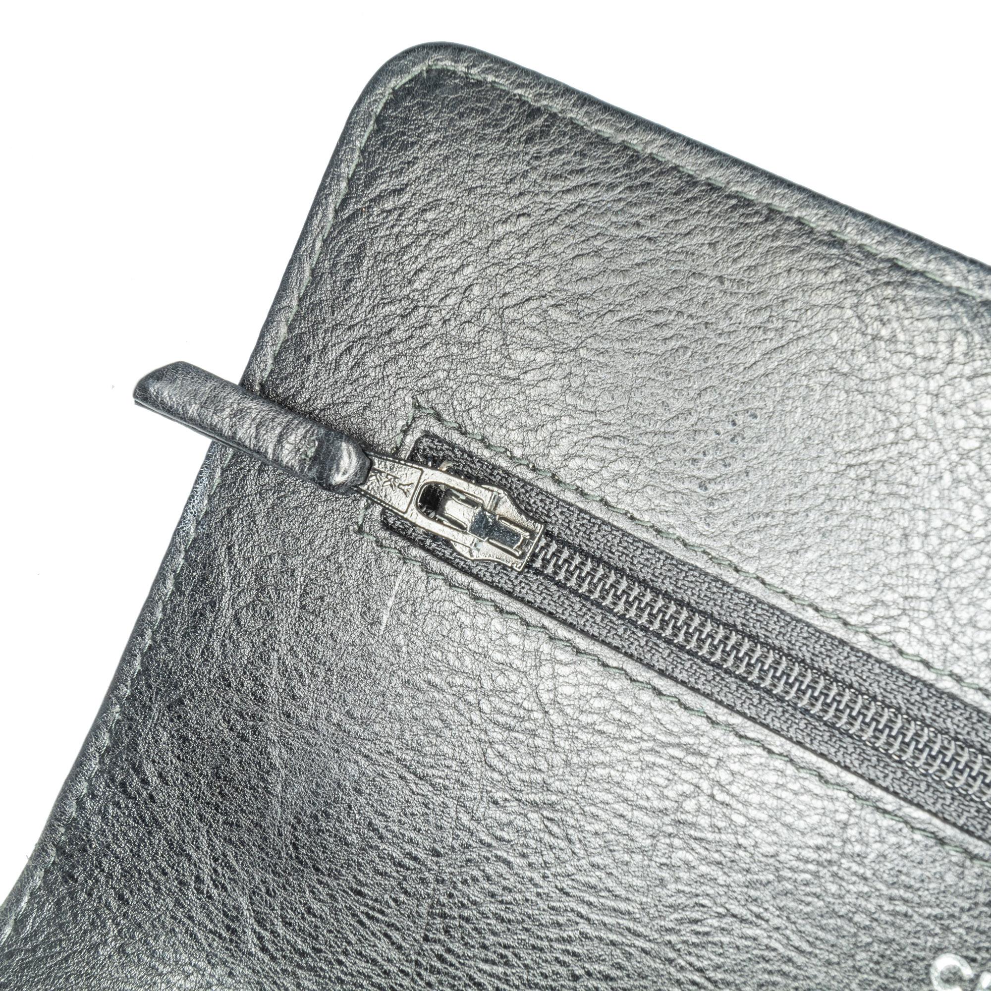 Chanel Quilted Crumpled Calfskin So Black Wallet On Chain (SHG-VI9SVY)