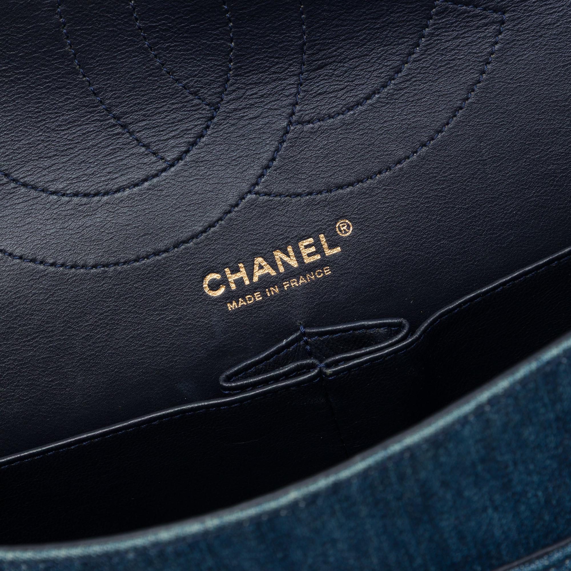 Chanel Quilted Denim Reissue 2.55 Double Flap 227