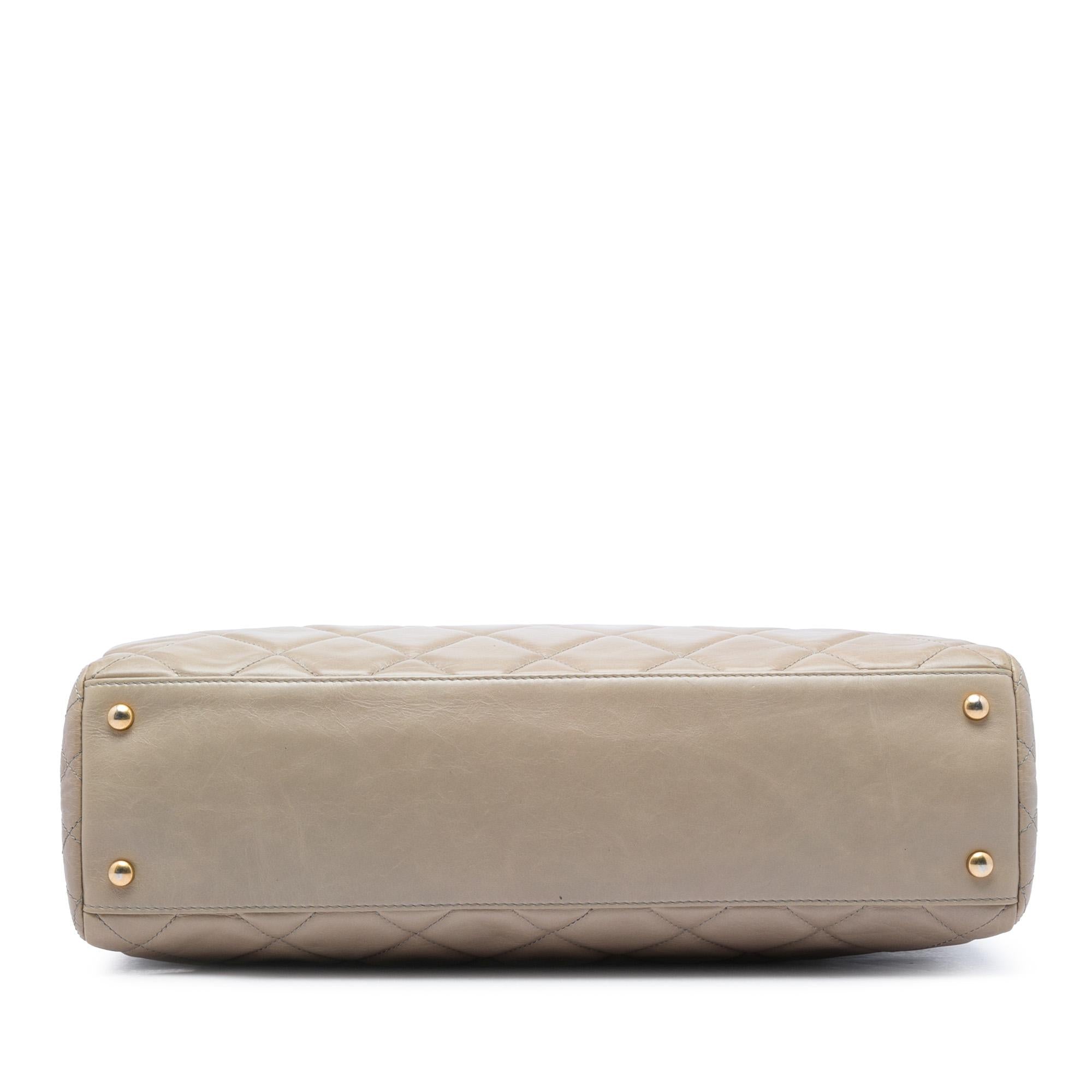 Chanel Quilted Glazed Calfskin Daily Walk Tote