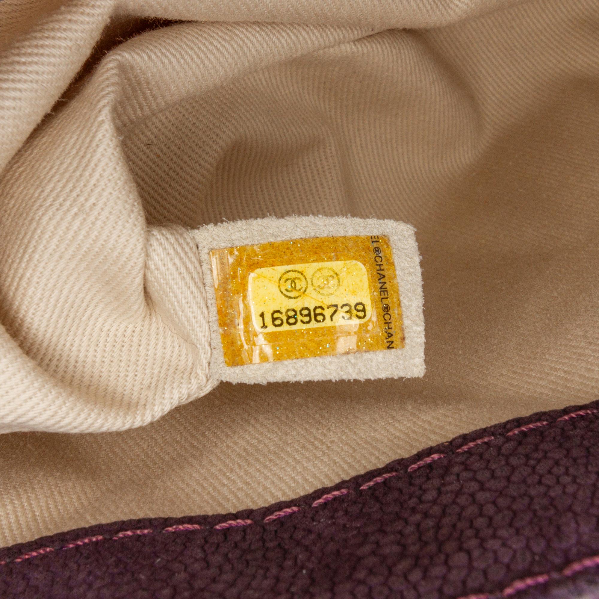 Chanel Quilted Iridescent Caviar Lady Pearly Flap