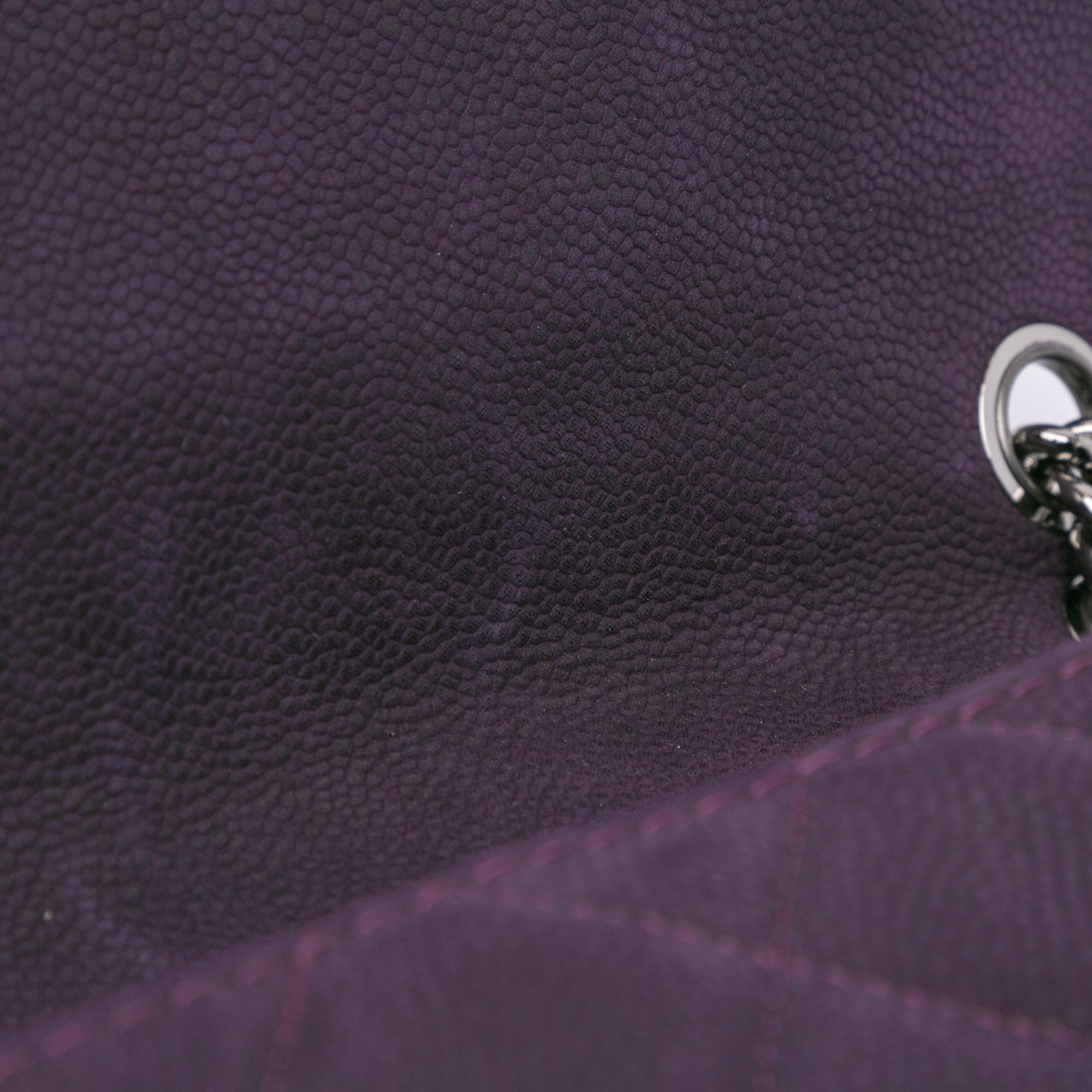 Chanel Quilted Iridescent Caviar Lady Pearly Flap