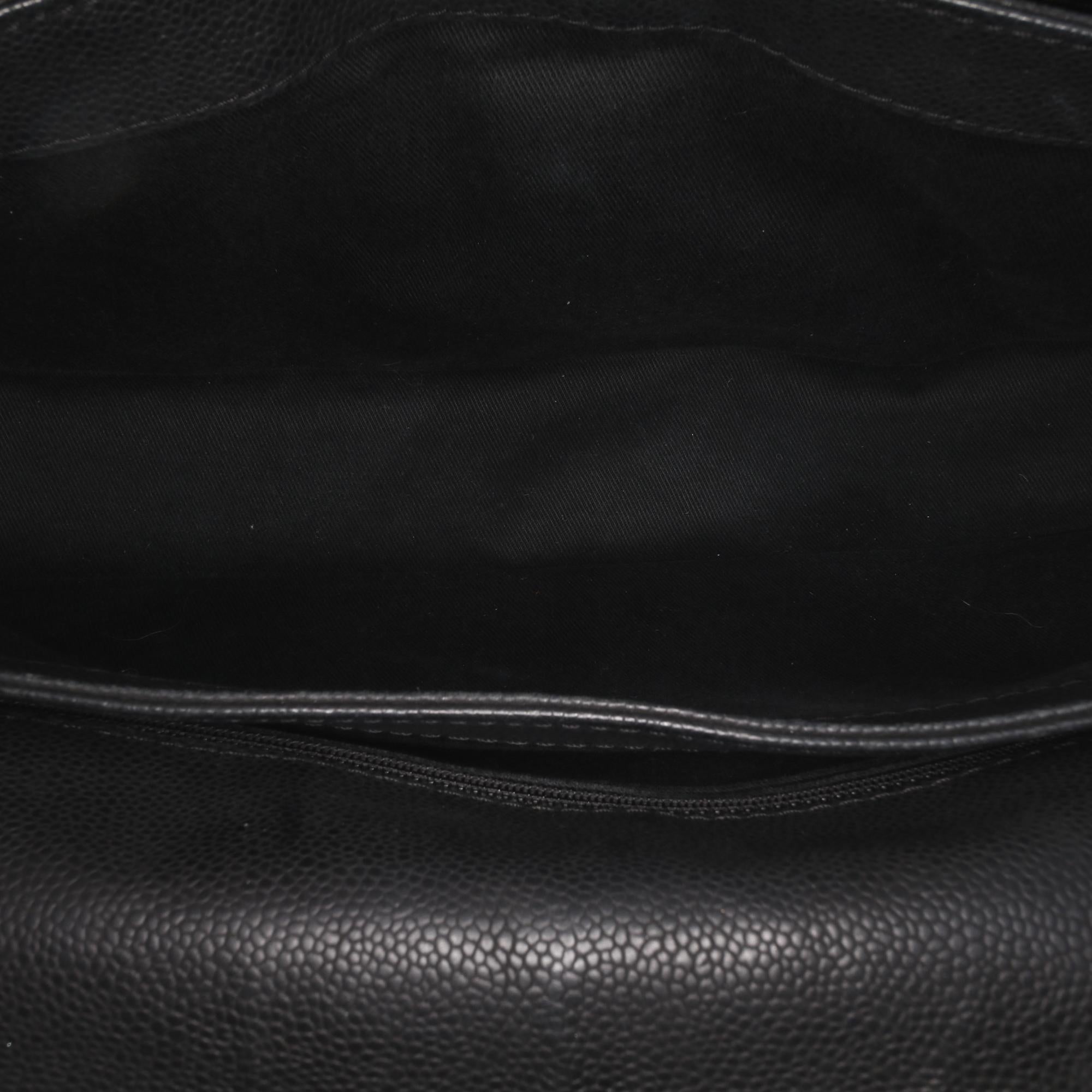 Chanel Quilted Iridescent Caviar Lady Pearly Flap