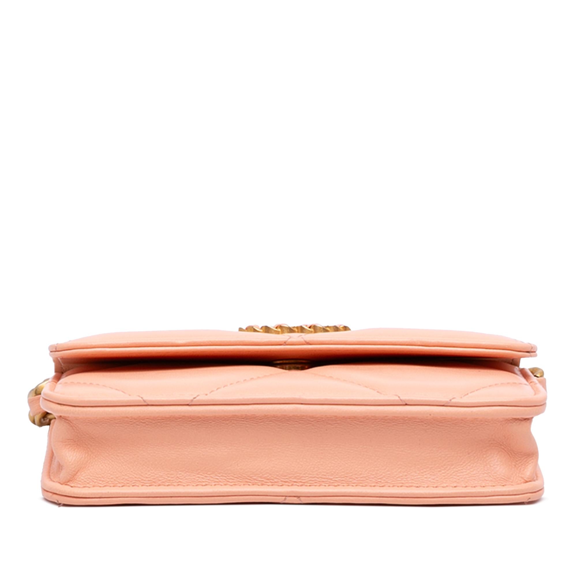 Chanel Quilted Lambskin 19 Wallet on Chain
