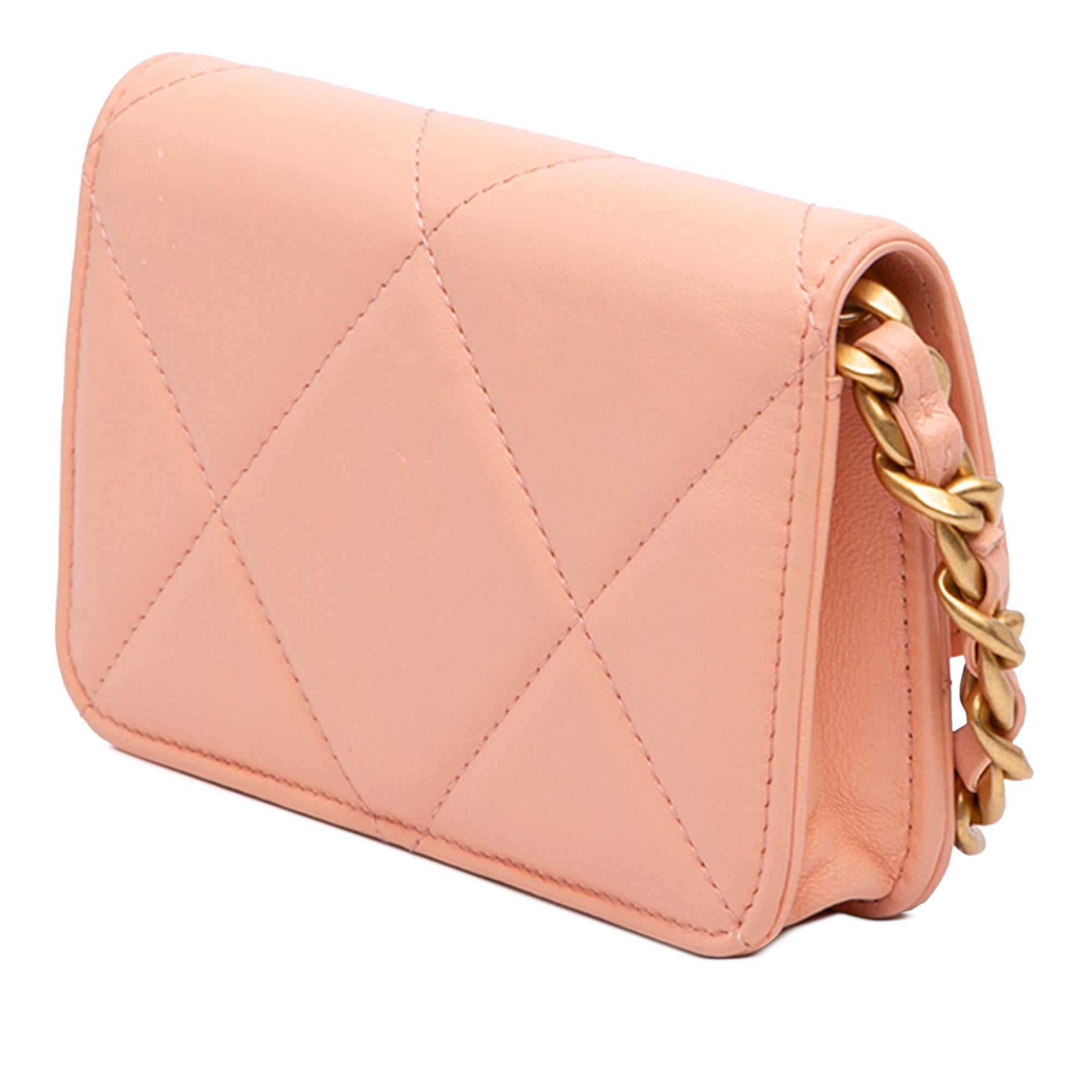 Chanel Quilted Lambskin 19 Wallet on Chain