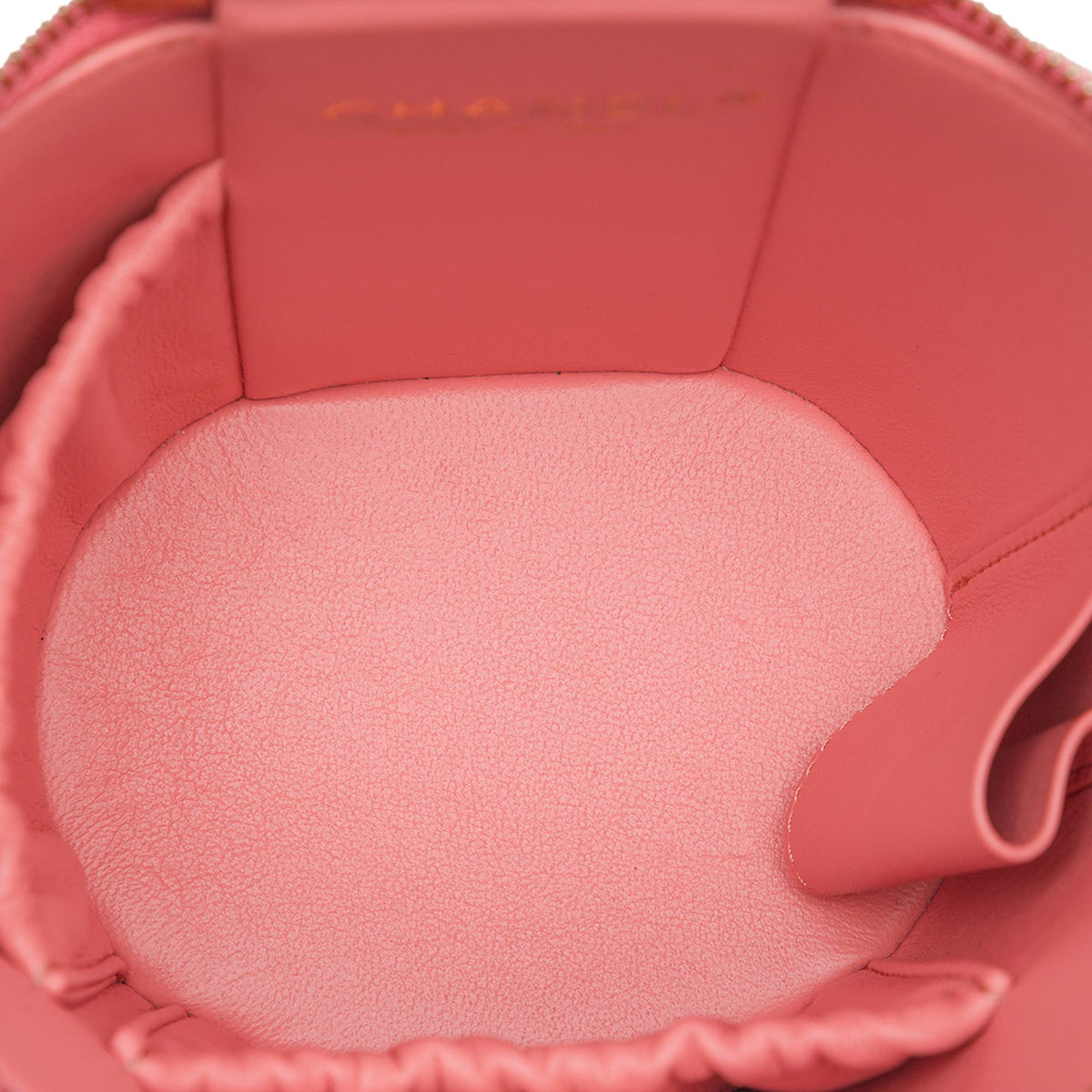Chanel Quilted Lambskin Afternoon Tea Vanity Case with Chain