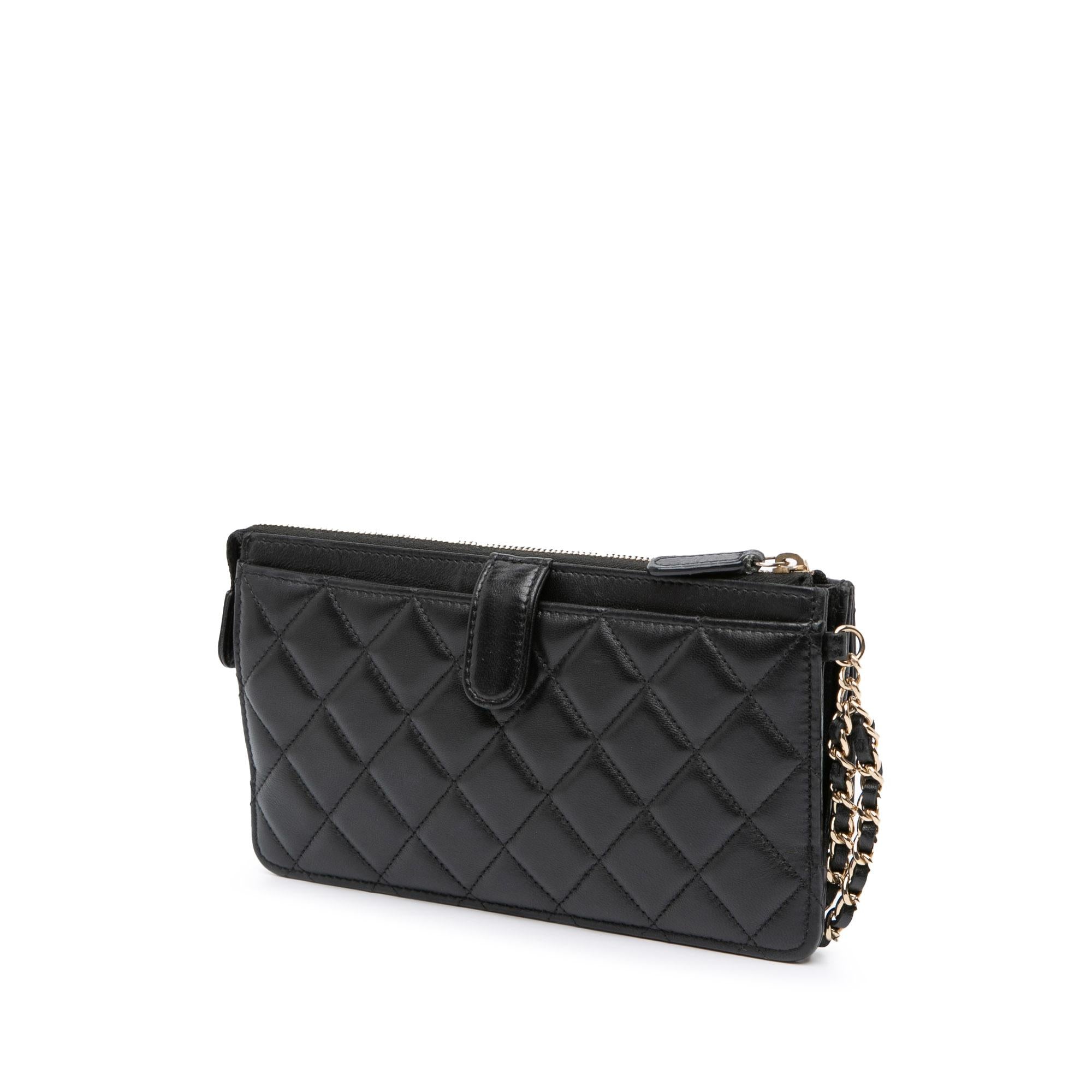 Chanel Quilted Lambskin All About Chanel Clutch On Chain