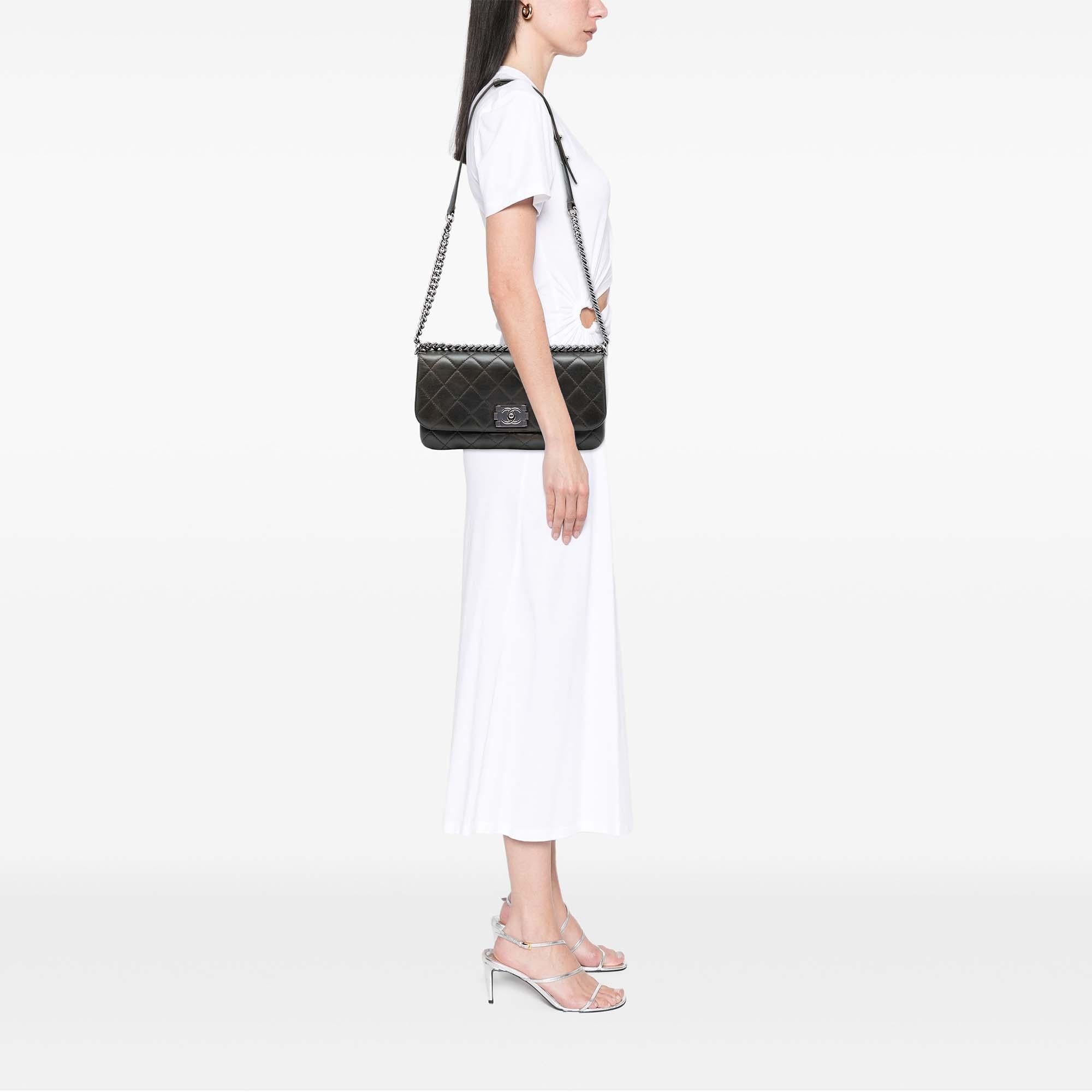 Chanel Quilted Lambskin Boy Accordion Flap
