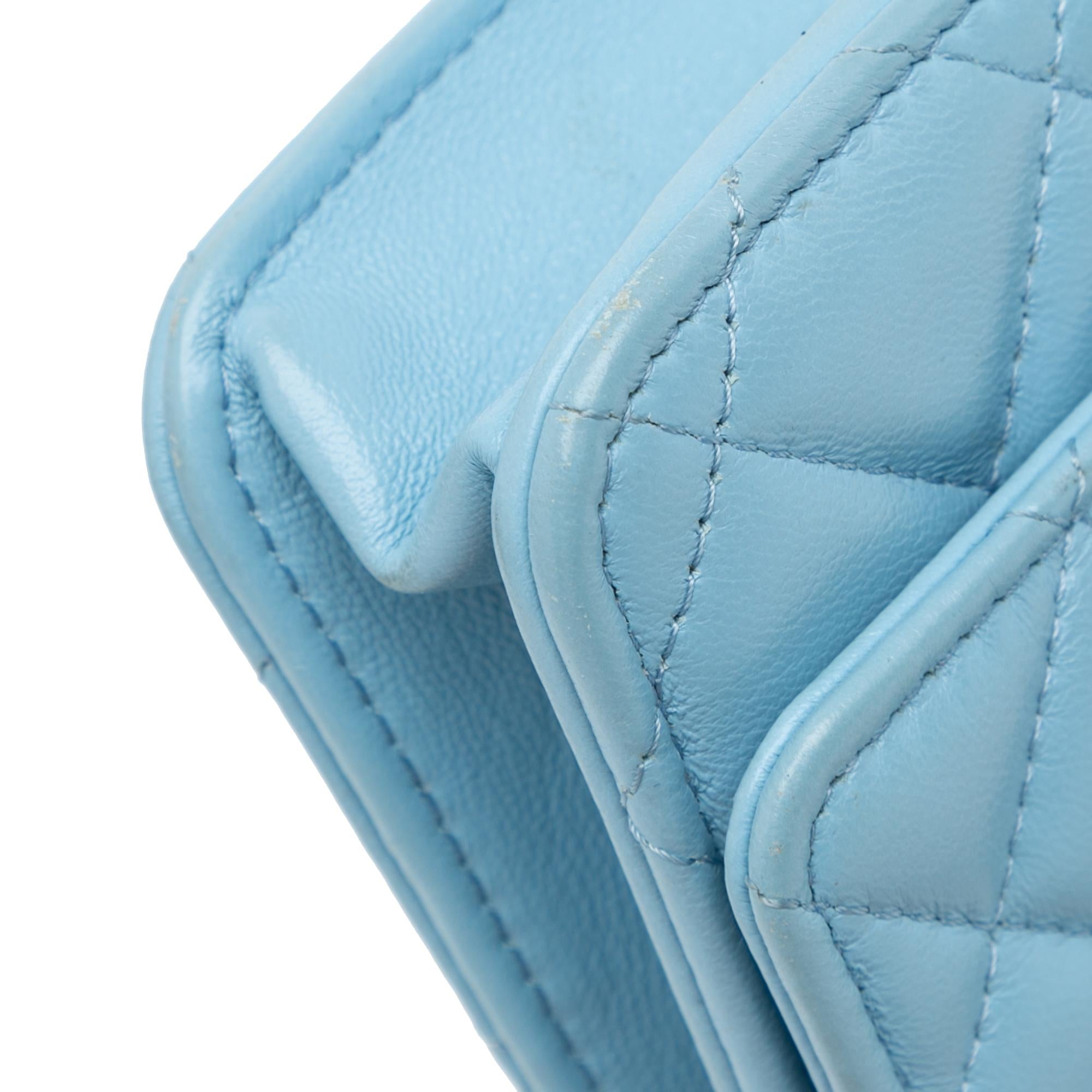 Chanel Quilted Lambskin Candy Chain Wallet on Chain