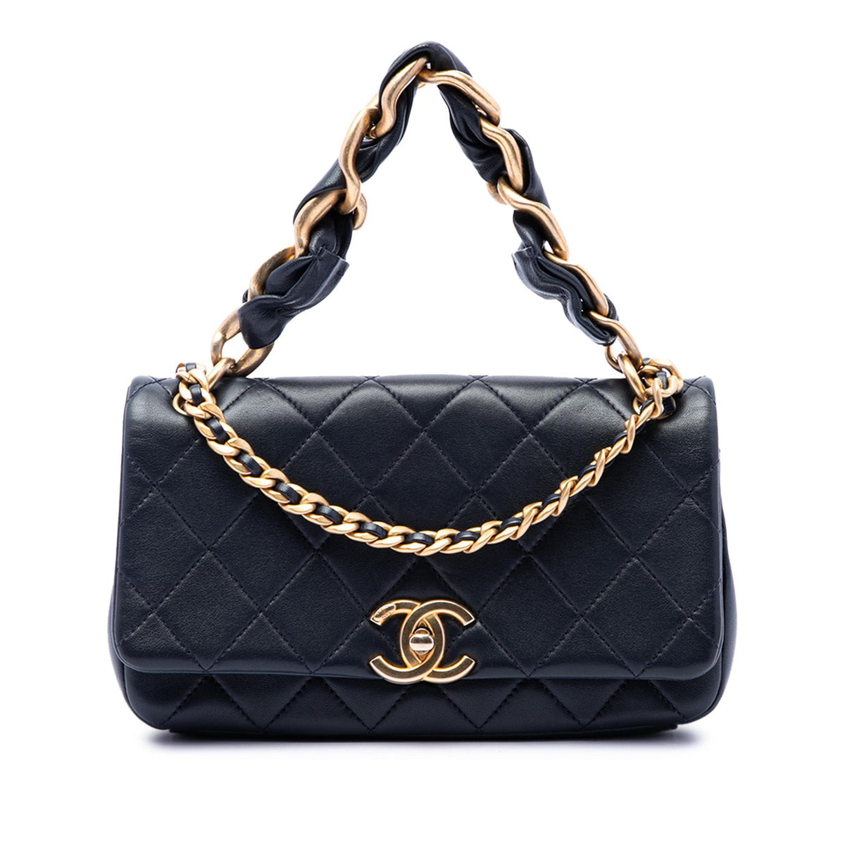 Chanel Quilted Lambskin Chain is More Flap