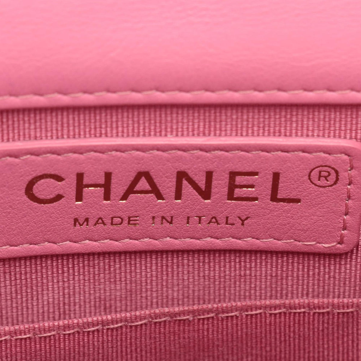 Chanel Quilted Lambskin North South Boy Flap