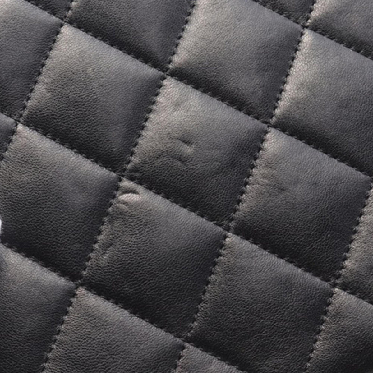 Chanel Quilted Lambskin Oval Logo Chain Top Handle Round Clutch on Chain