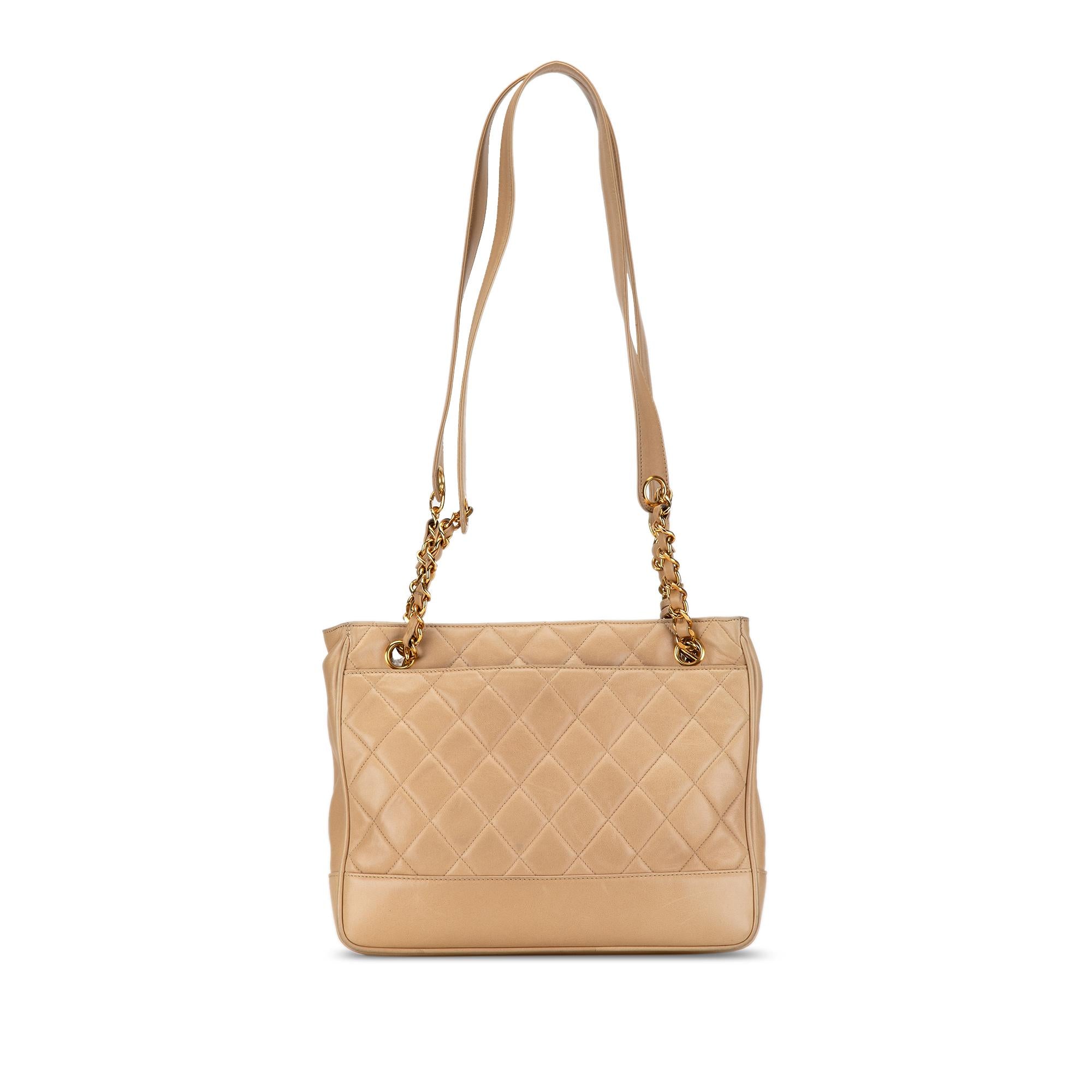 Chanel Quilted Lambskin Shoulder Bag