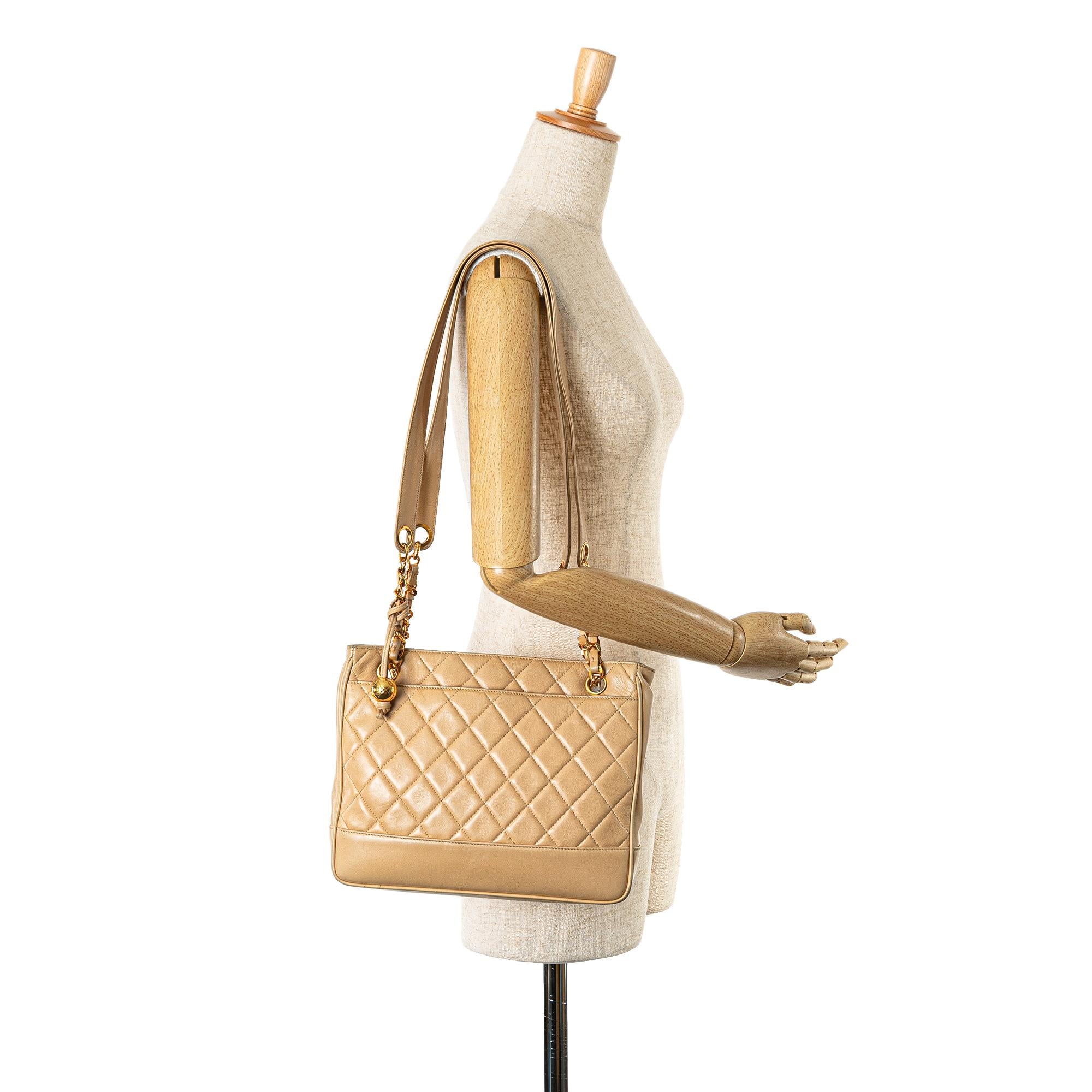 Chanel Quilted Lambskin Shoulder Bag