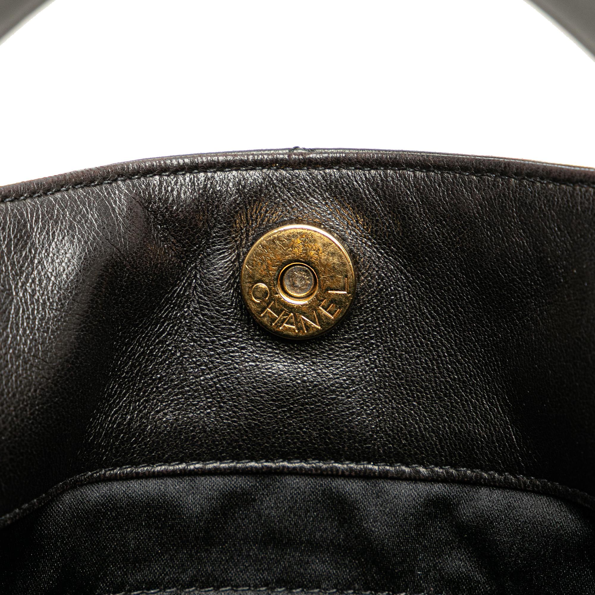 Chanel Quilted Lambskin Tassel Chain Tote