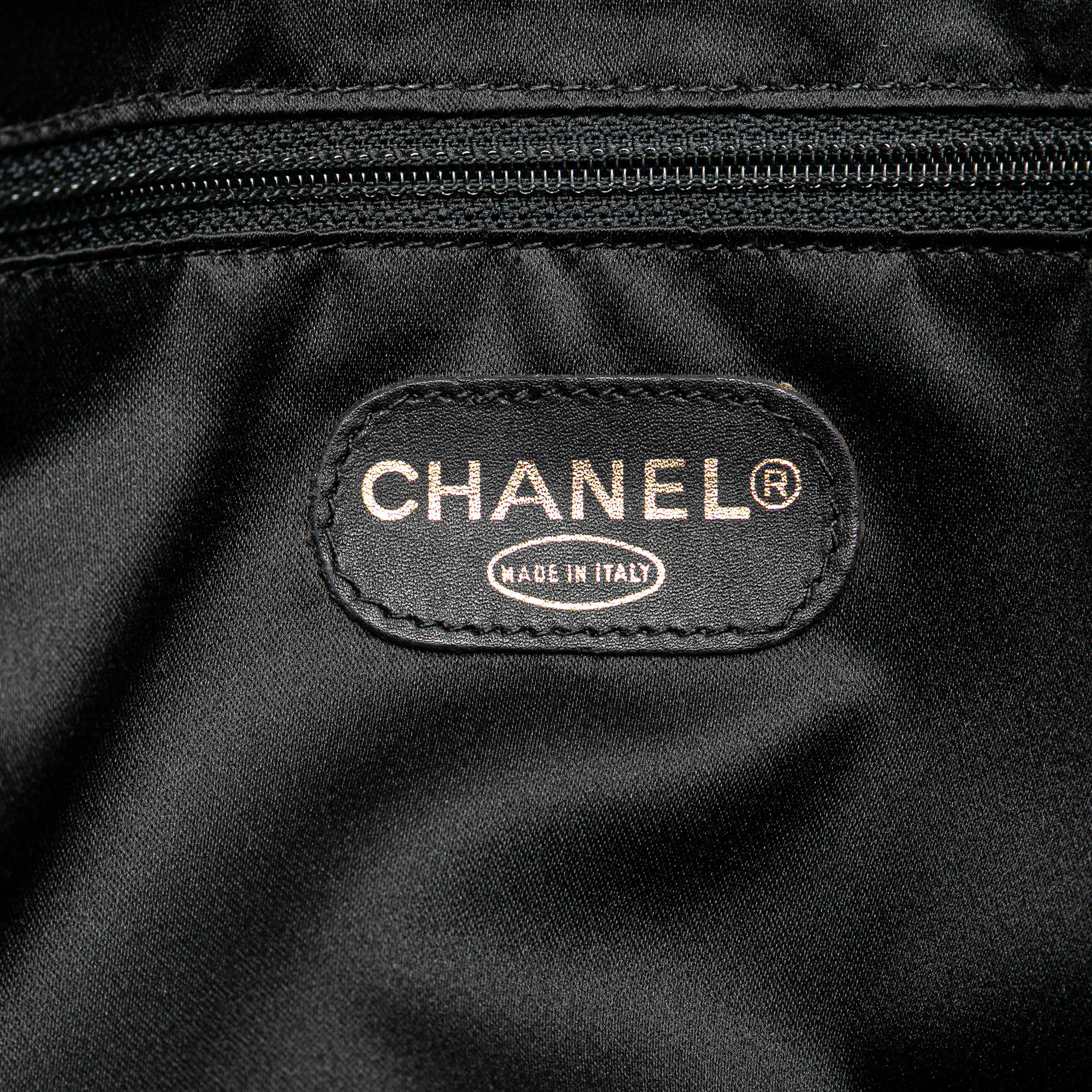 Chanel Quilted Lambskin Tassel Chain Tote