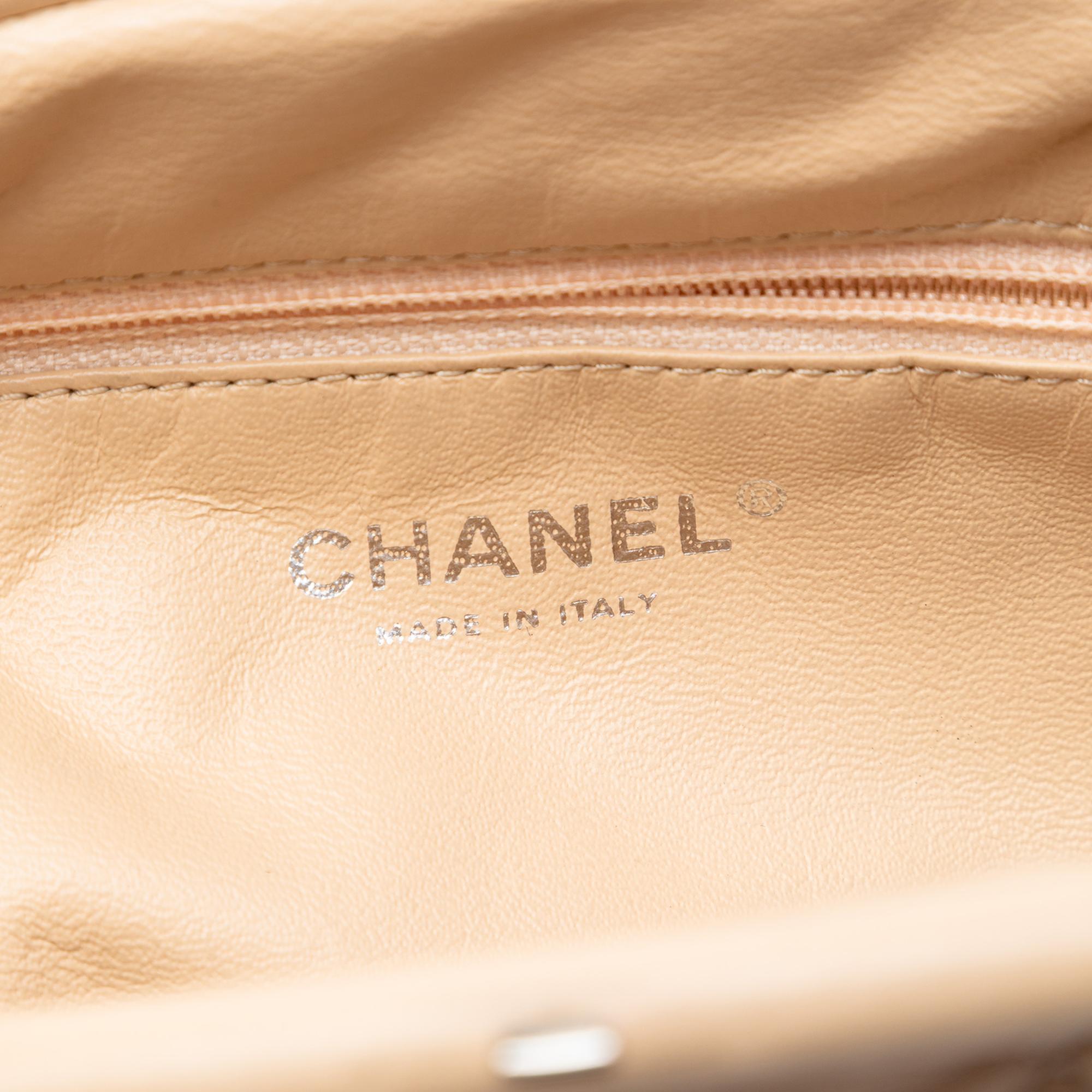 Chanel Quilted Lambskin Timeless Kisslock Clutch