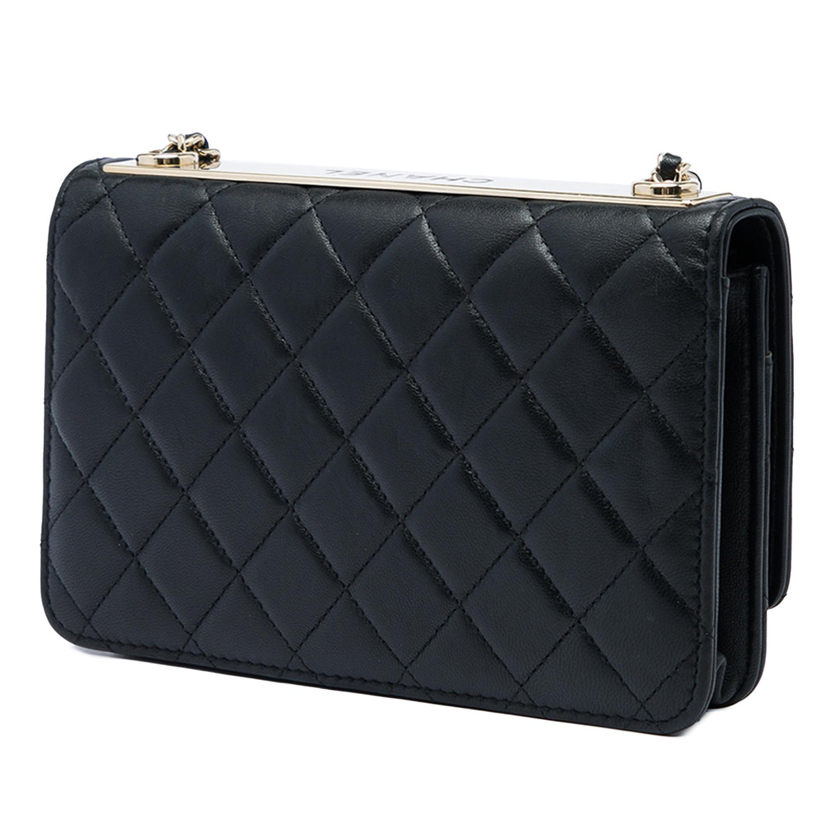 Chanel Quilted Lambskin Trendy CC Wallet On Chain